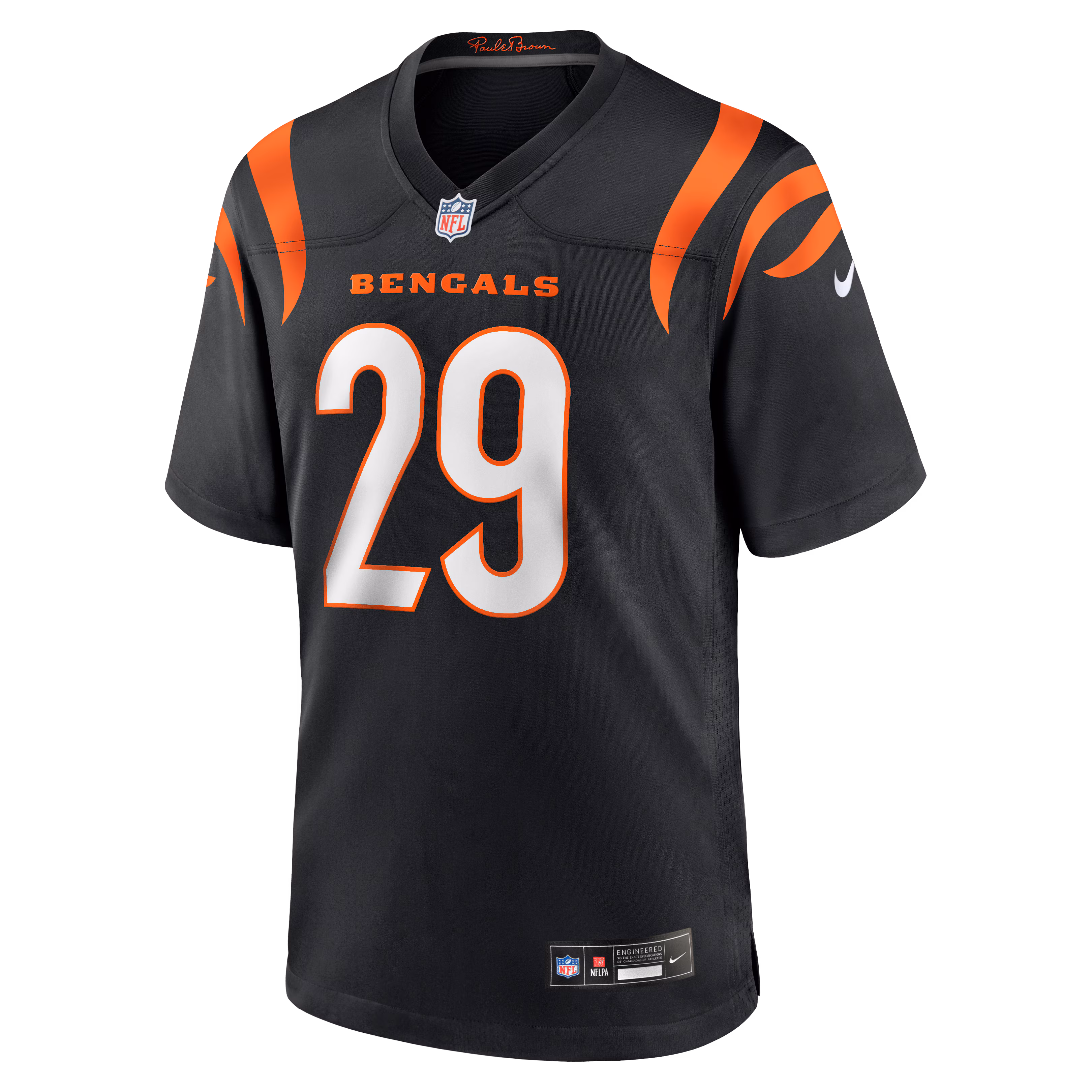 Kyle Dugger Cincinnati Bengals Nike Team Game Jersey -  Black