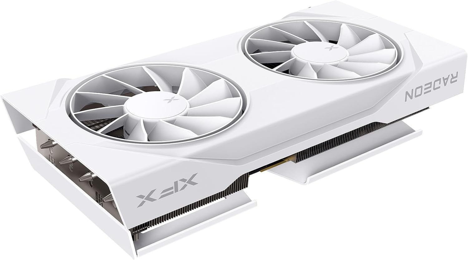 XFX Swift AMD Radeon RX 9060 XT OC White Gaming Edition with 16GB GDDR6 HDMI 2xDP, AMD RDNA™ 4 (RX-96TSW16WQ)