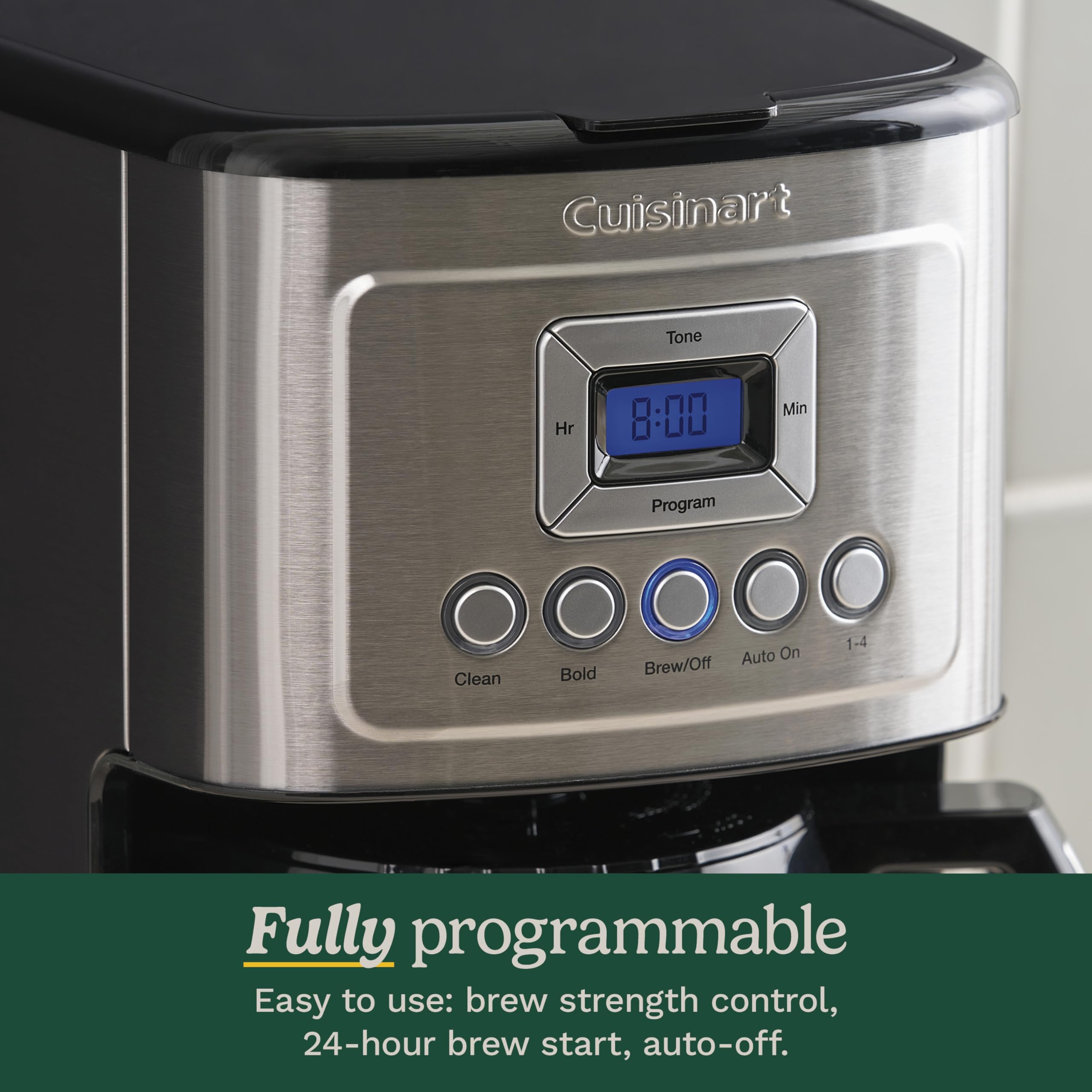 CUISINART 12-Cup Programmable Coffee Maker with Thermal Carafe