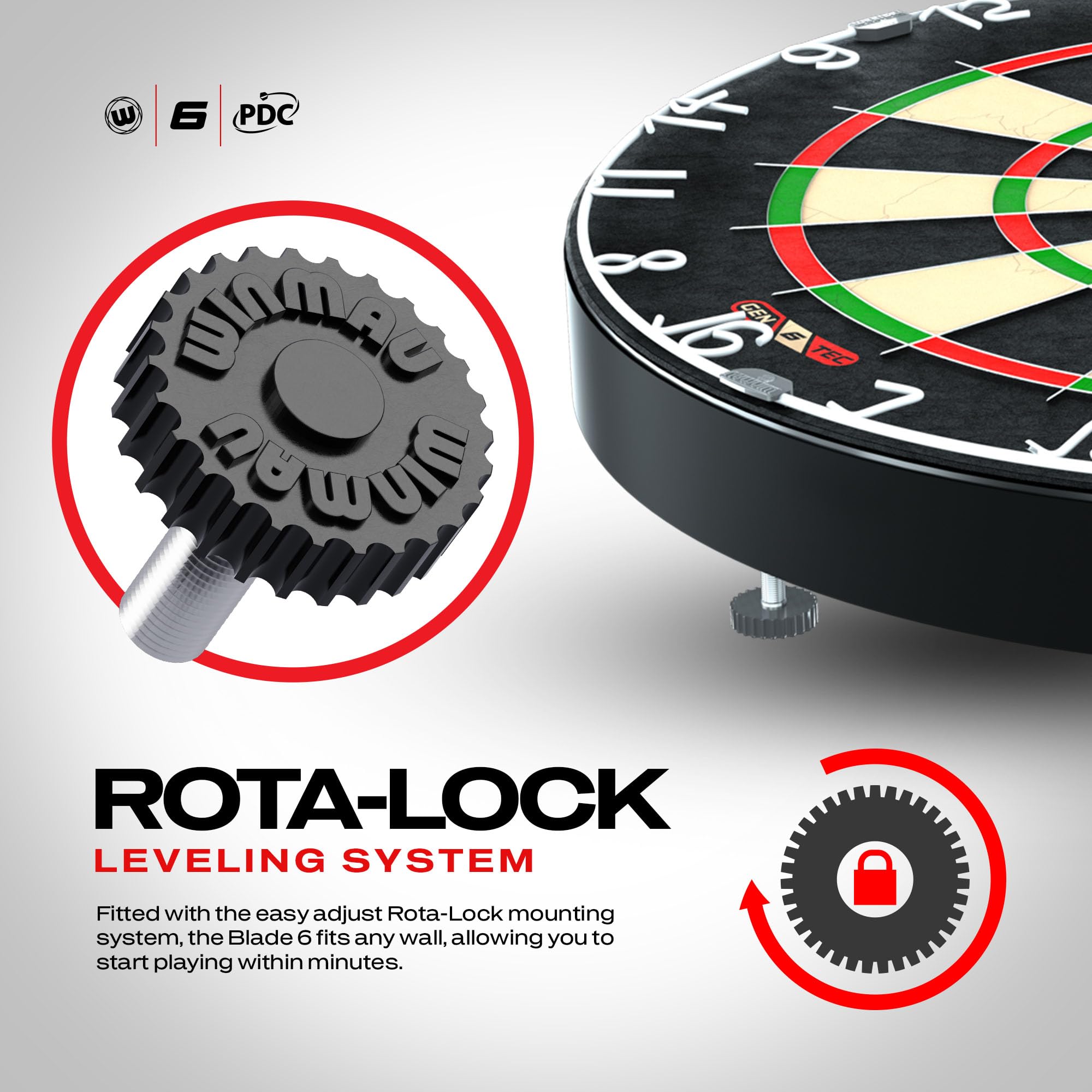WINMAU Blade X & Blade 6 Series Professional Dartboard