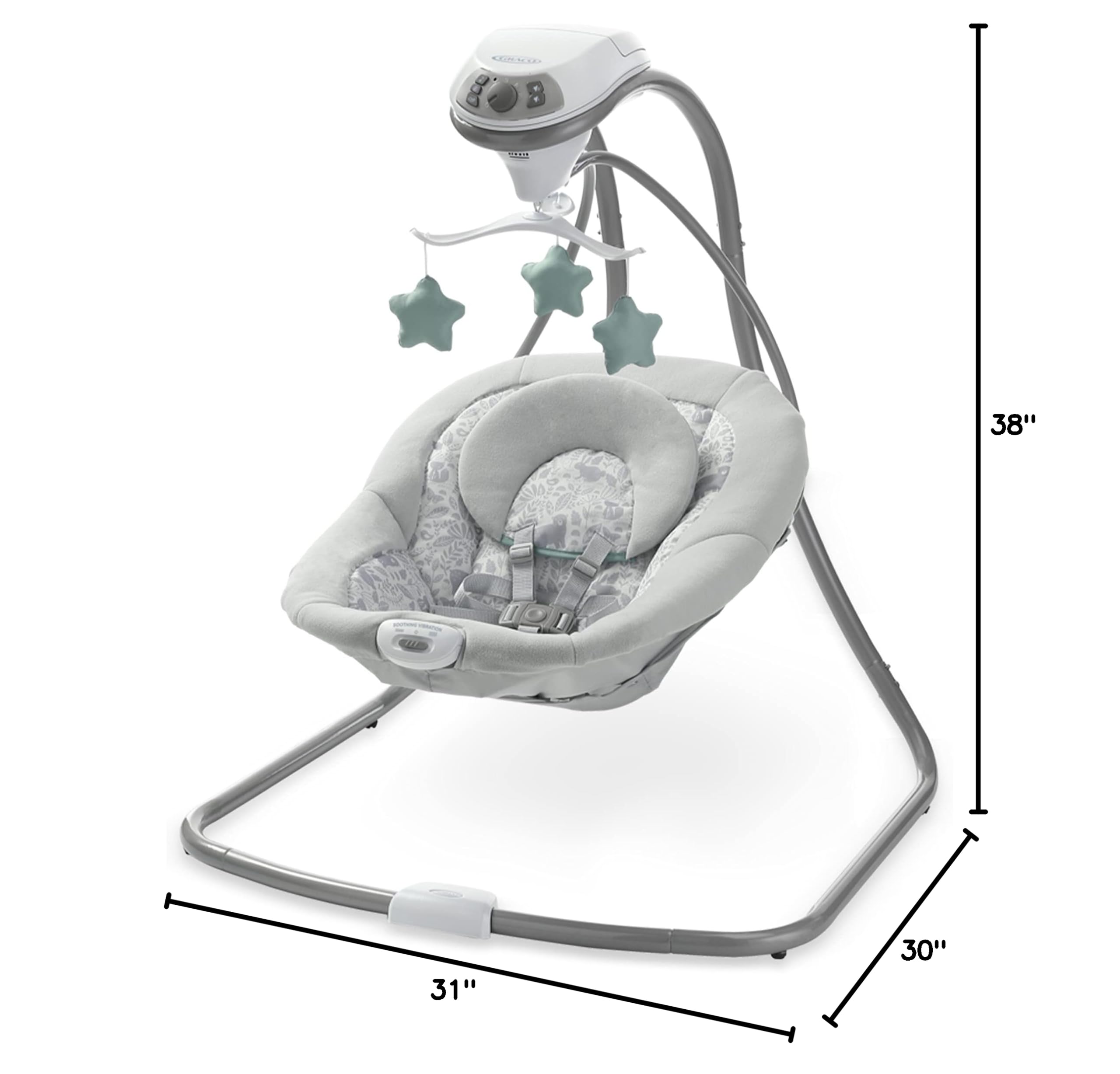 GRACO Simple Sway Baby Swing with Side-to-Side Motion