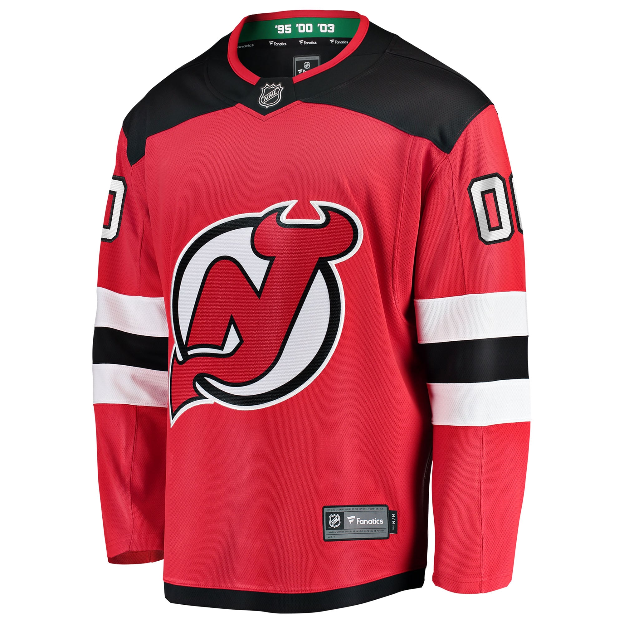 New Jersey Devils Fanatics Home Breakaway Custom Jersey - Red