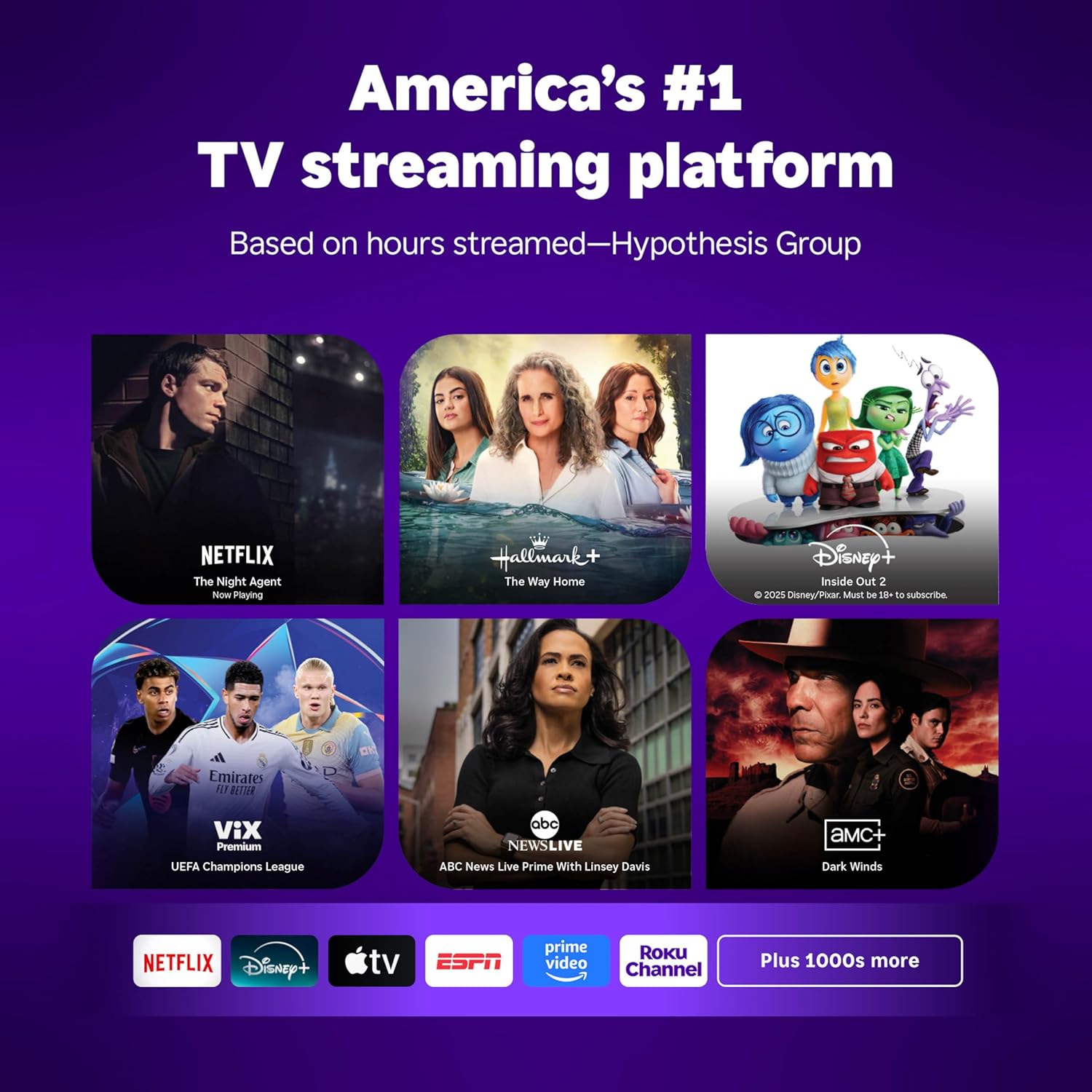 Roku Smart TV – 55-Inch Plus Series, Mini-LED TV – RokuTV with Enhanced Voice Remote – Flat Screen 4K QLED Television with Dolby Vision & Wi-Fi for Streaming Live Local News, Sports