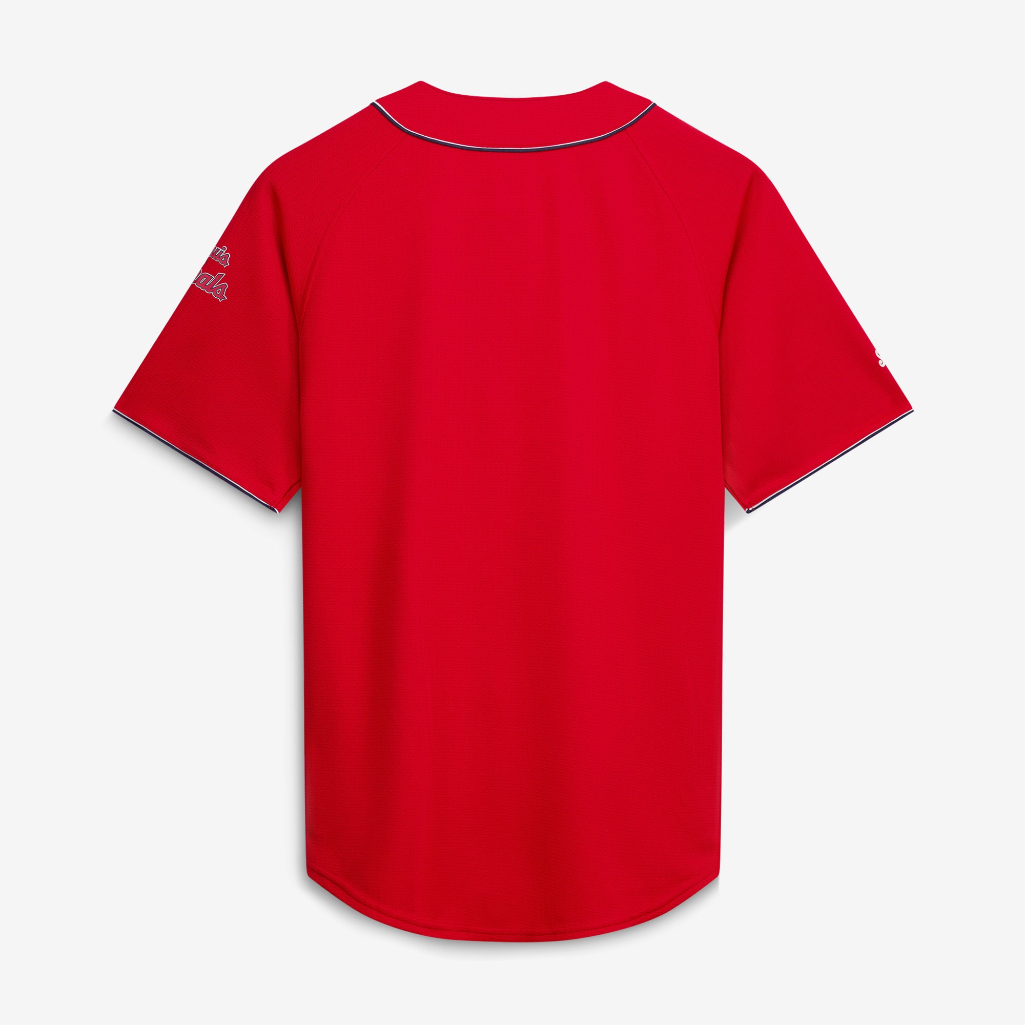 St. Louis Cardinals Stitches Team Color Full-Button Fashion Jersey - Red