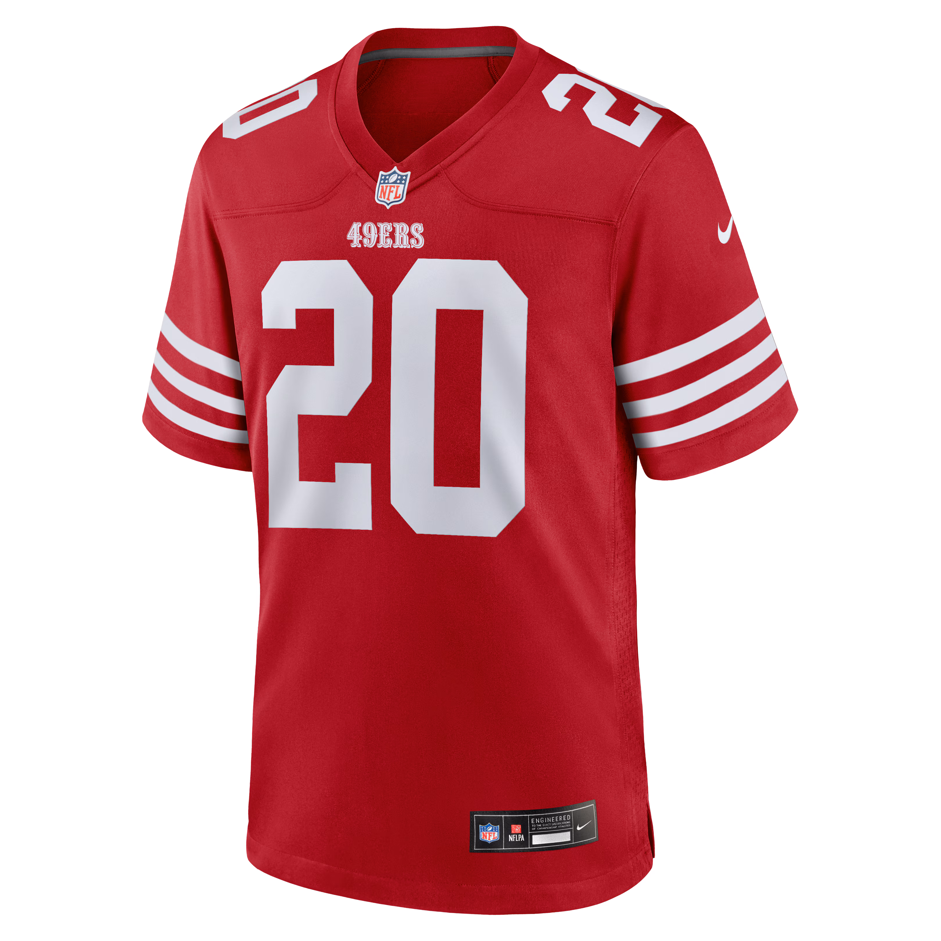 Upton Stout San Francisco 49ers Nike Team Game Jersey -  Scarlet