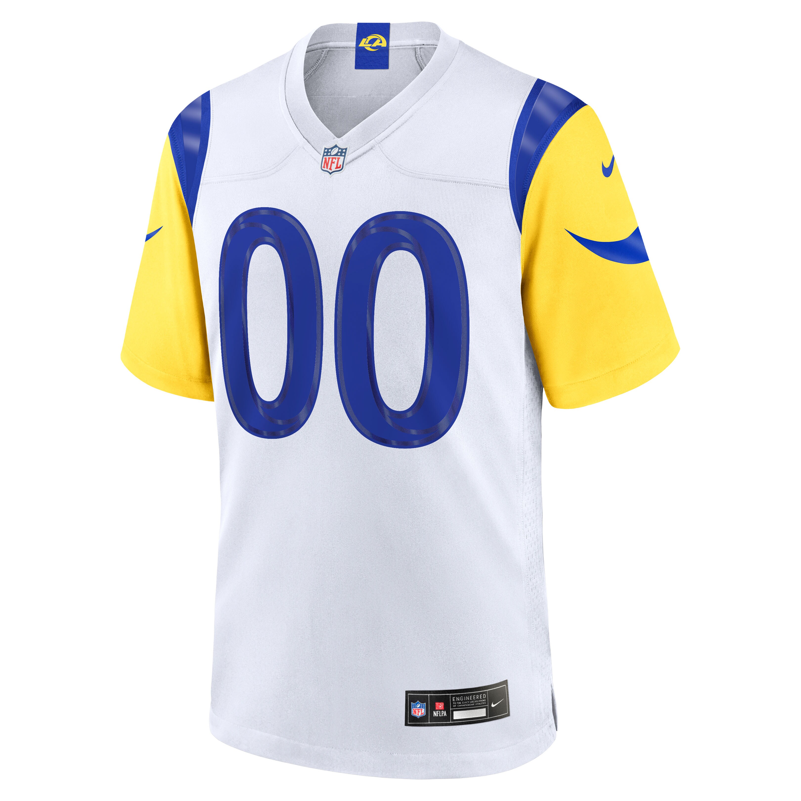 Los Angeles Rams Nike Custom Game Jersey - White