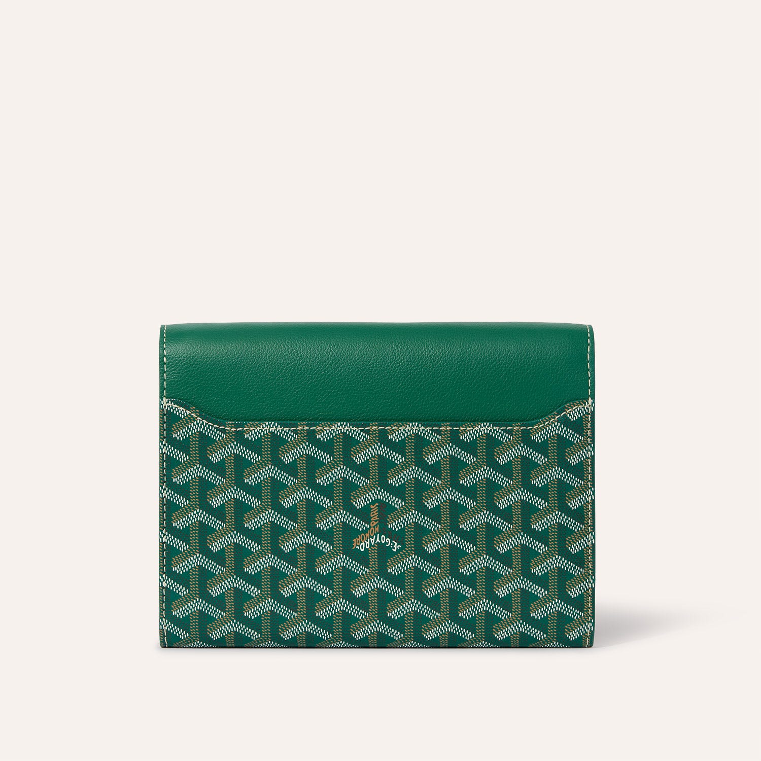 Chypre Wallet-Pouch Stripes and Initials