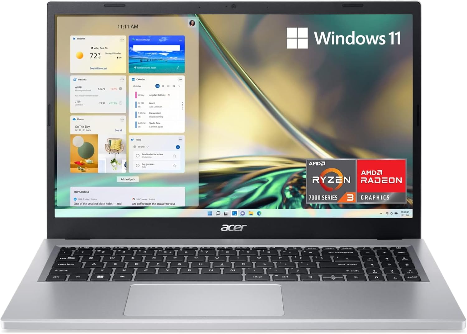 acer Aspire 3 A315-24P-R7VH Slim Laptop | 15.6