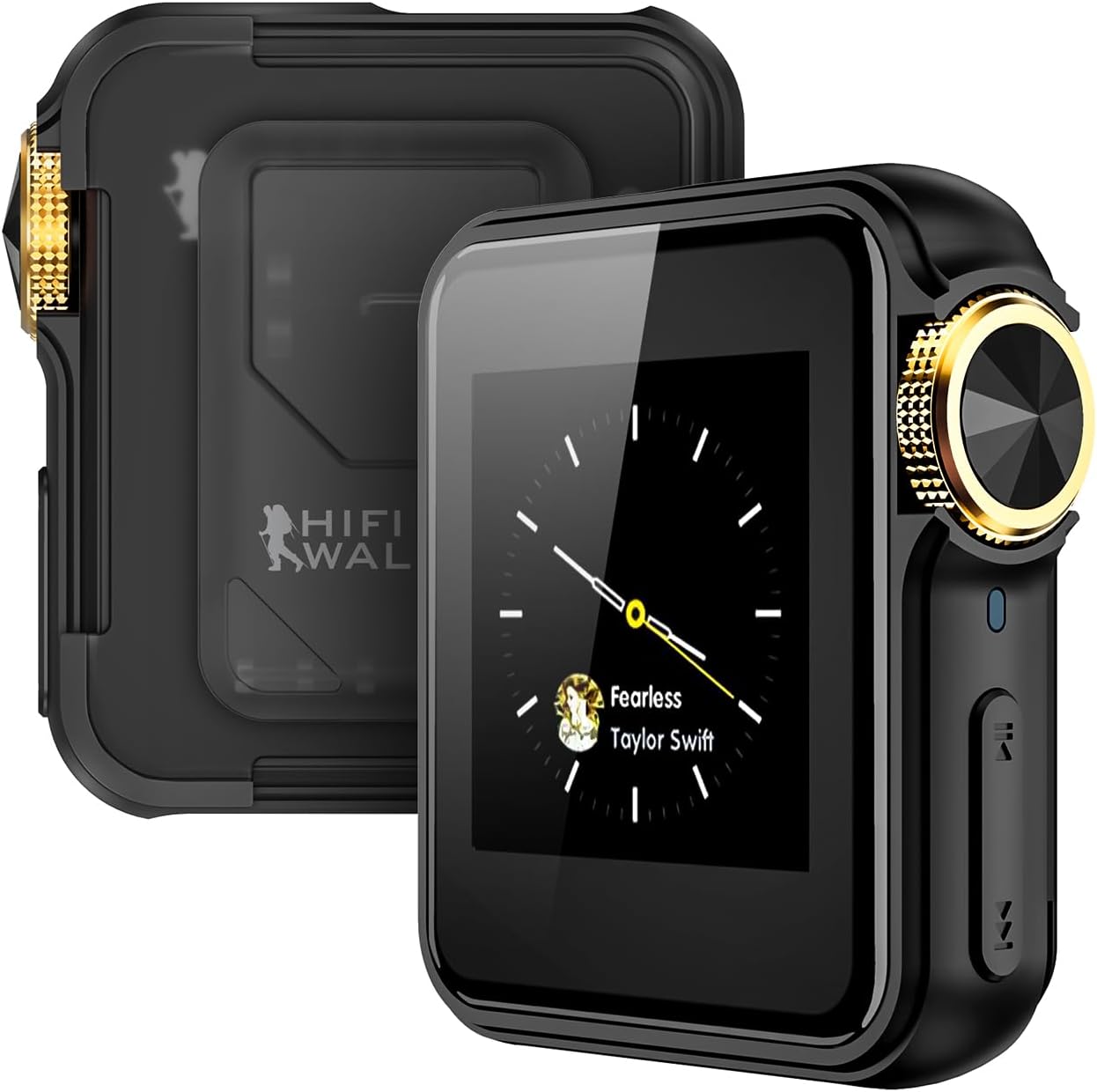 H2 Mini MP3 Player with APTX Bluetooth, Hi-Res Audio, Lossless DSD/FLAC, Touch Screen & Wearable Clip, Portable Music Player for Running, Workout & Travel, 64GB Memory, Supports up to 512GB
