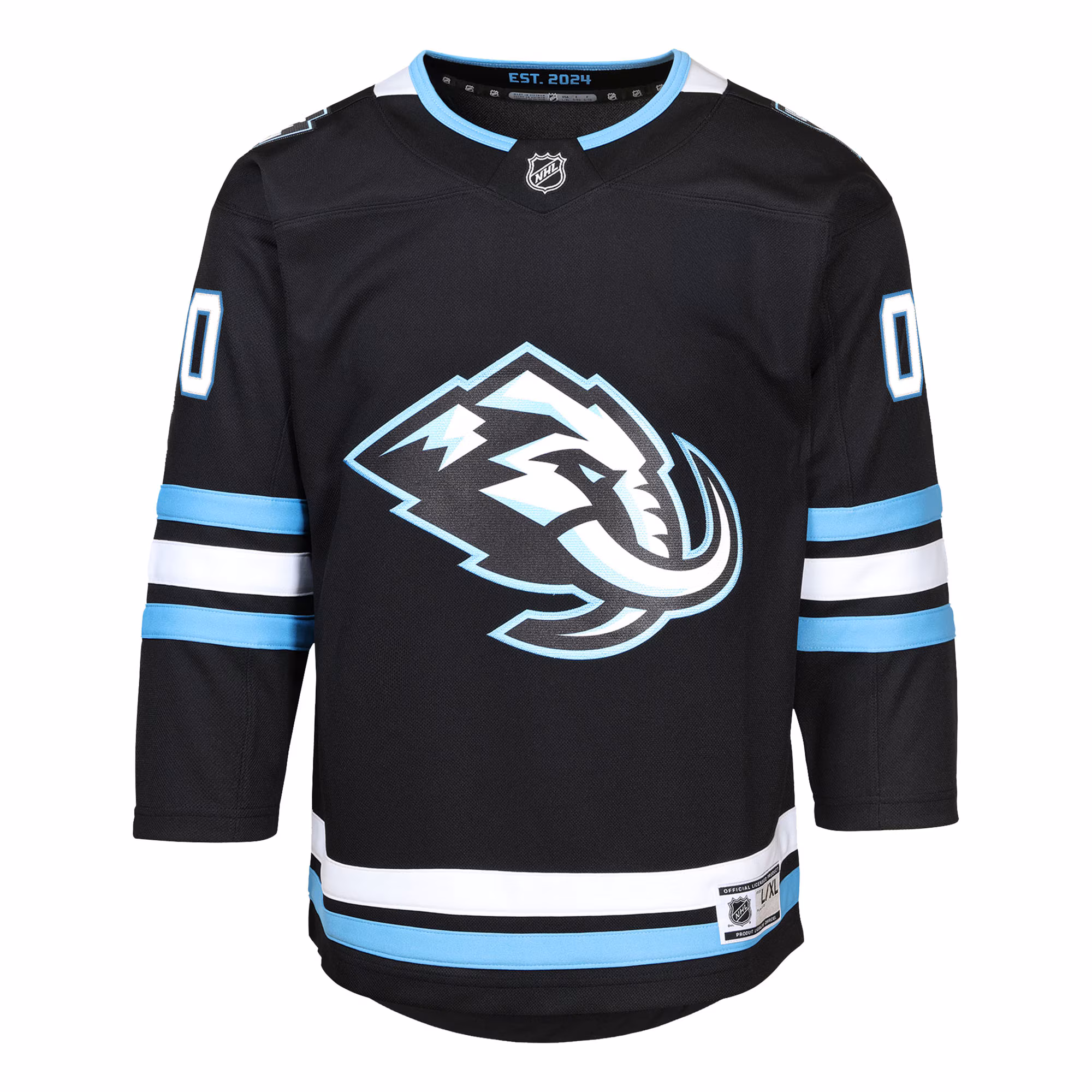 Utah Mammoth Youth Home Premier Custom Jersey - Black