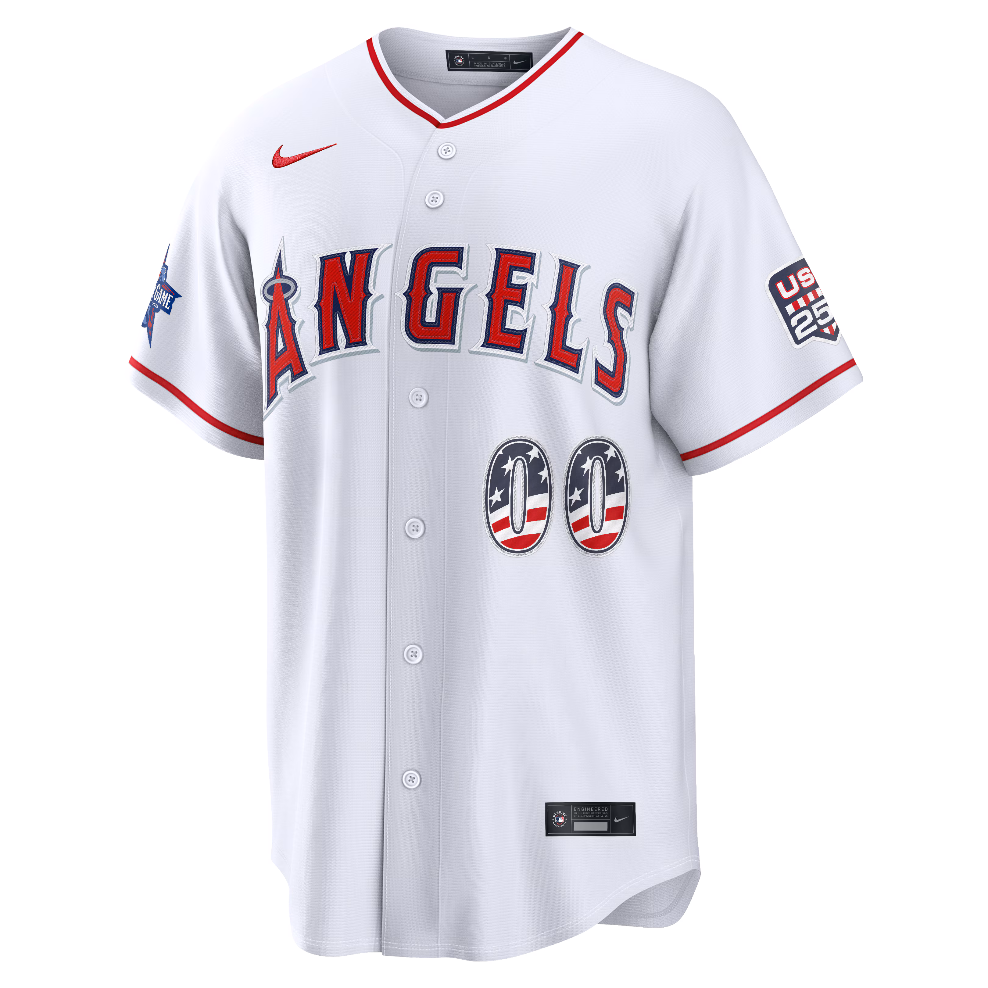 2026 All-Star Edition Stars & Stripes Los Angeles Angels  Nike White Stadium Pick-A-Player Jersey