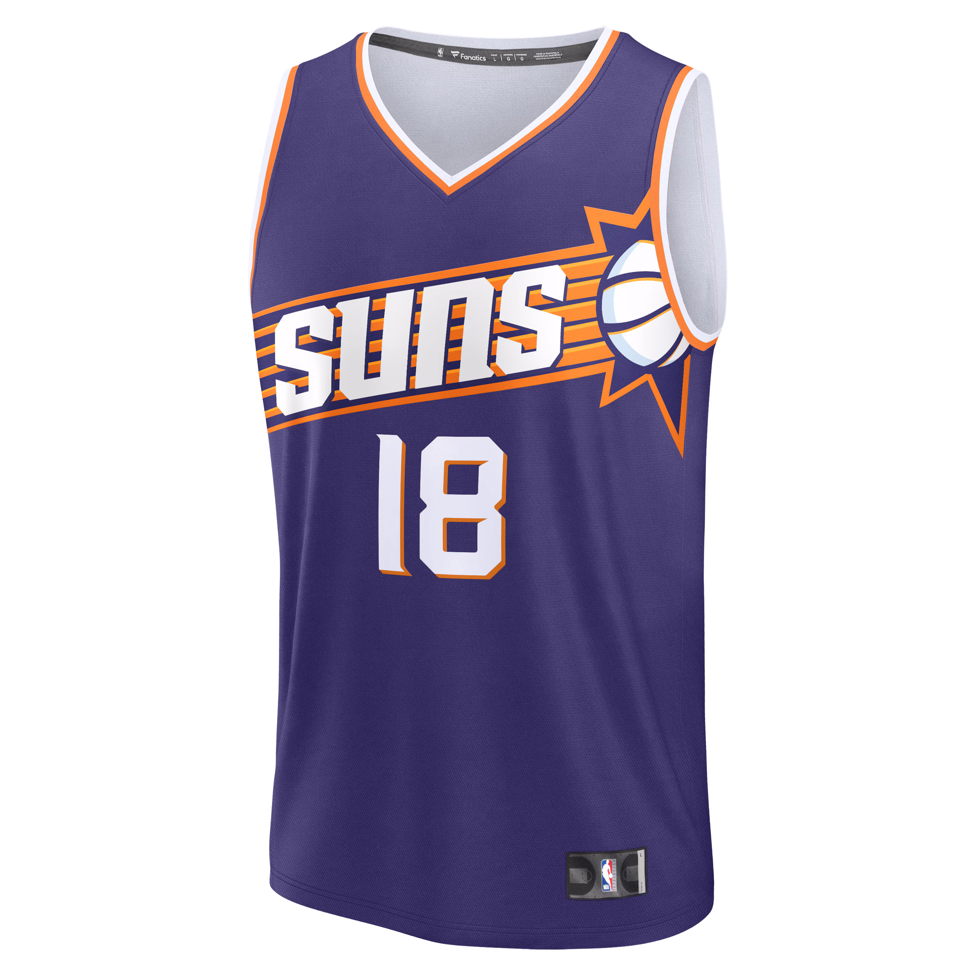 Koa Peat Phoenix Suns Fanatics Fast Break Jersey - Purple - Icon Edition