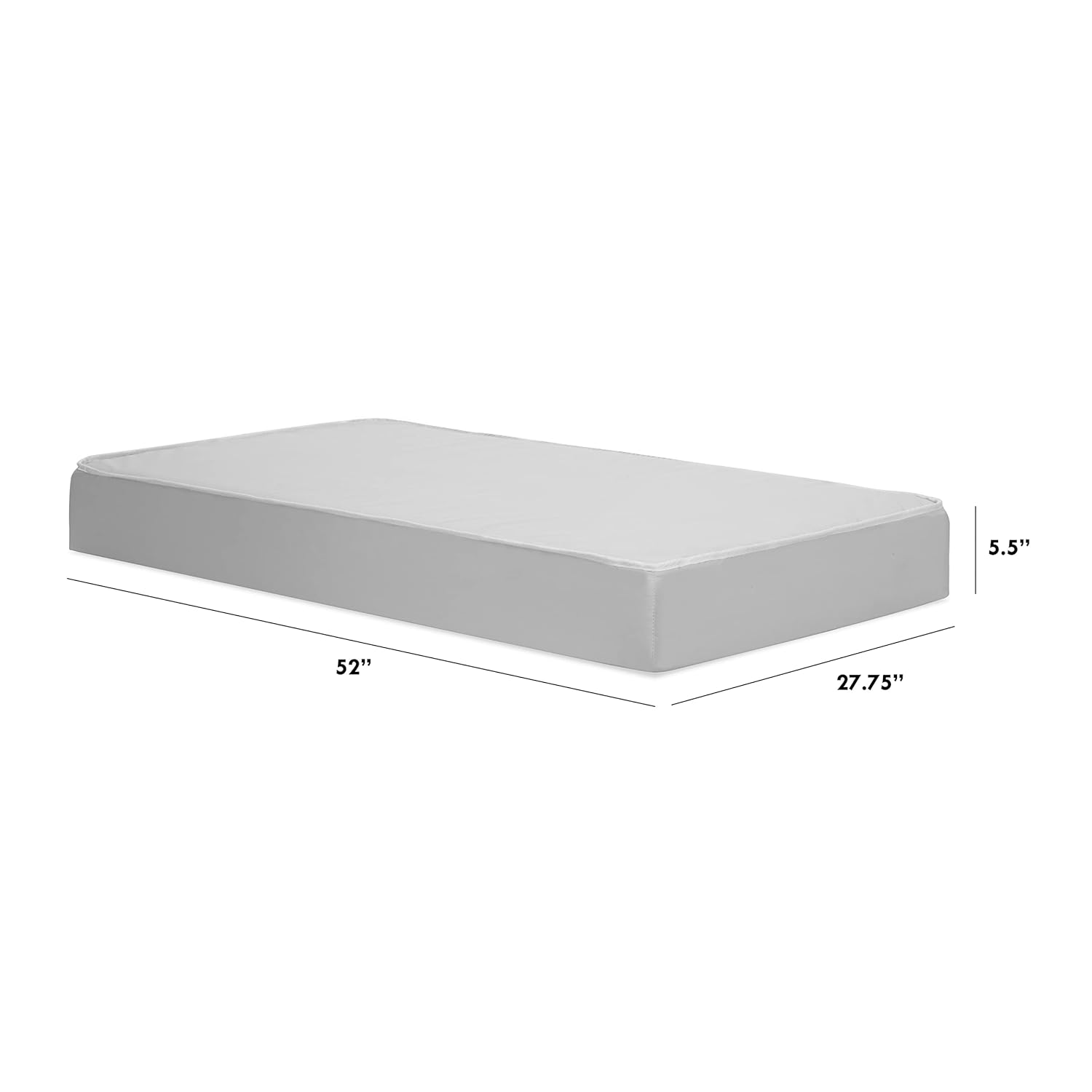 DaVinci Pure Core Memory Foam Baby Crib Mattress - GREENGUARD Gold Certified, Dual Sided, 2-Stage Infant & Toddler Bed Mattress - Lightweight, Waterproof & Breathable - For Standard Crib Size