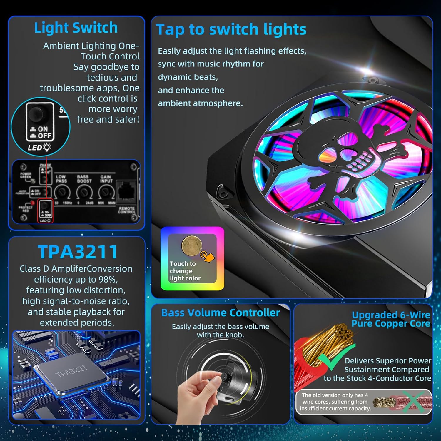1600W Car Subwoofer, 10