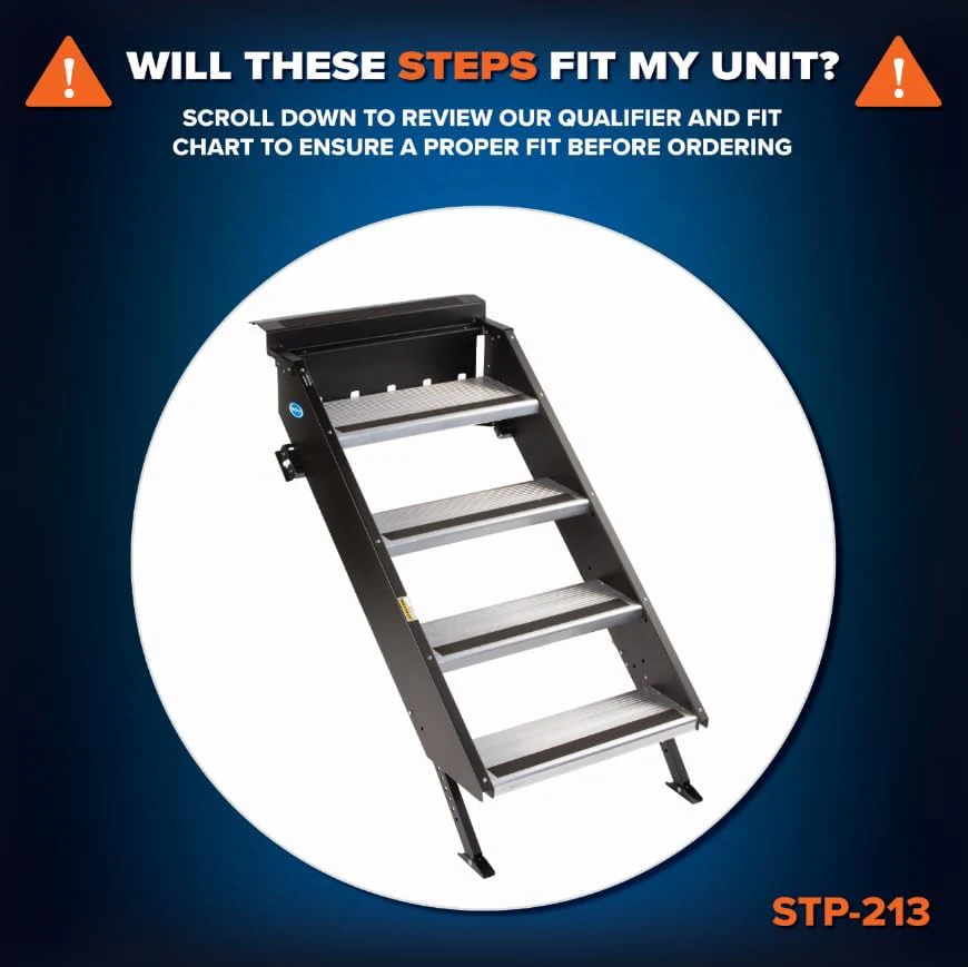 STP-213 Step Above 2nd Generation RV Entry Step