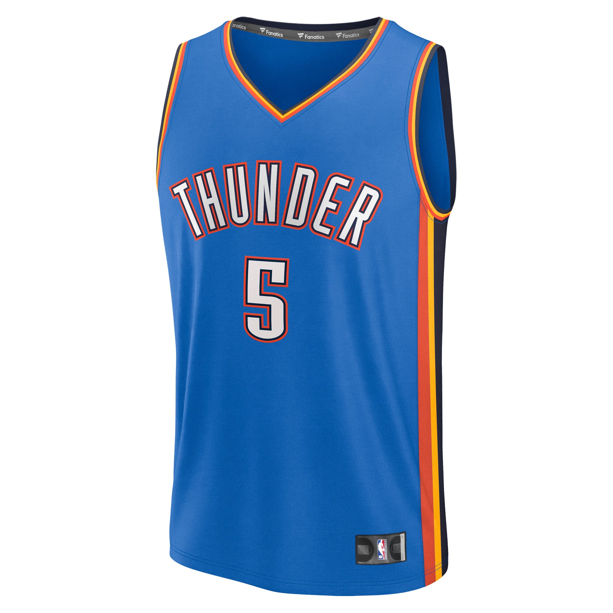 Luguentz Dort Oklahoma City Thunder Fanatics Fast Break Replica Player Jersey - Icon Edition - Blue