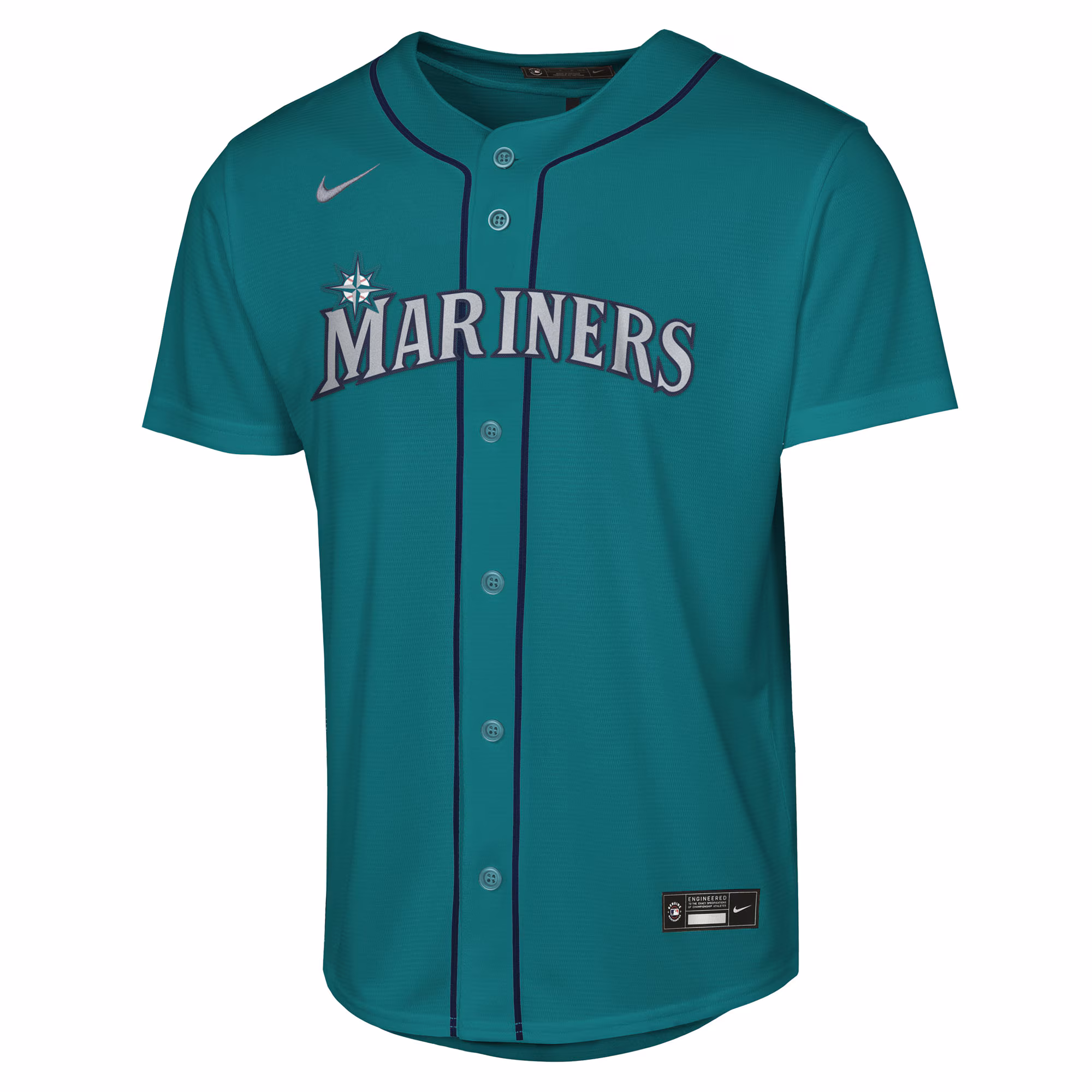 Cal Raleigh Seattle Mariners Nike Youth Alternate Replica Jersey - Teal