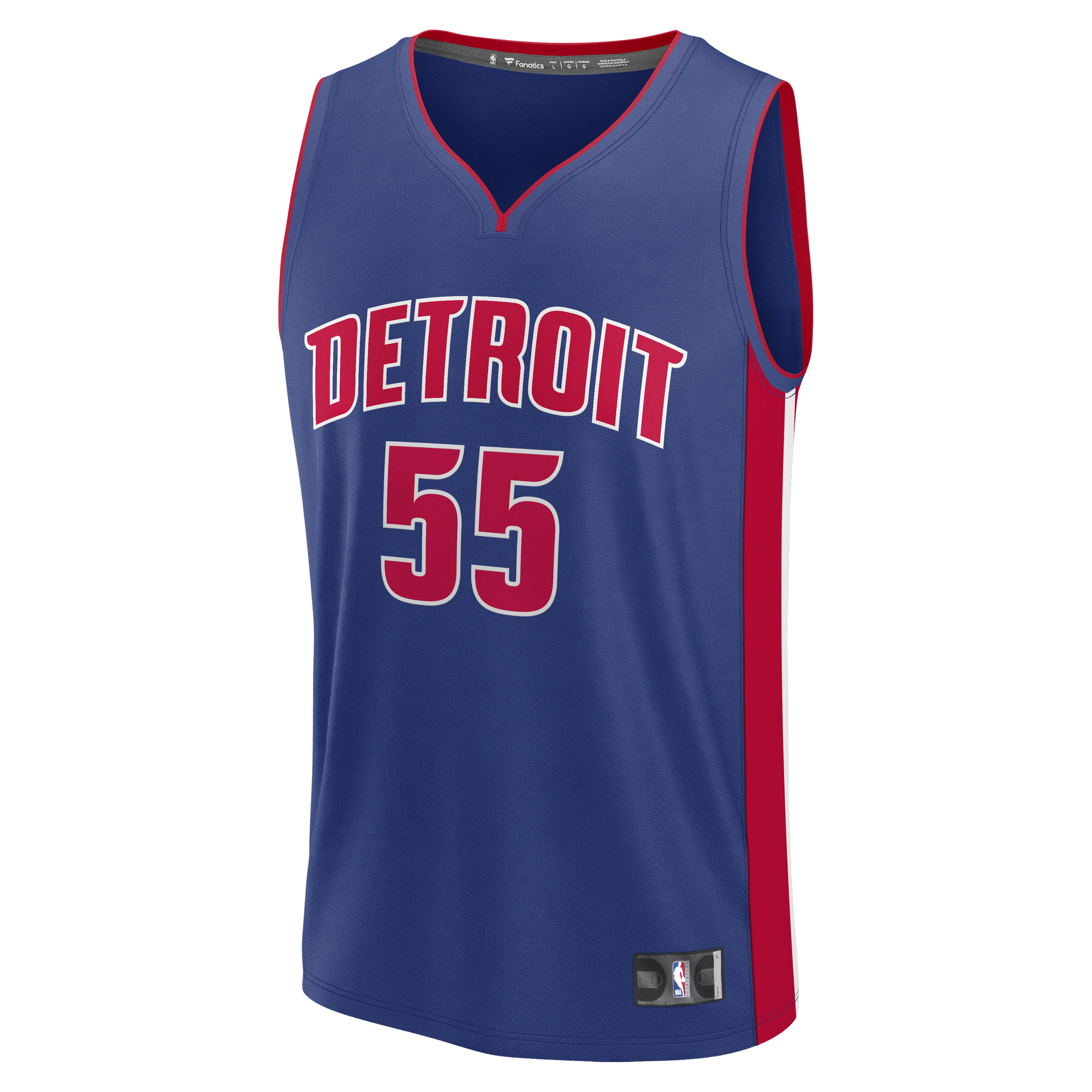 Duncan Robinson Detroit Pistons Fanatics Fast Break Jersey - Icon Edition - Blue