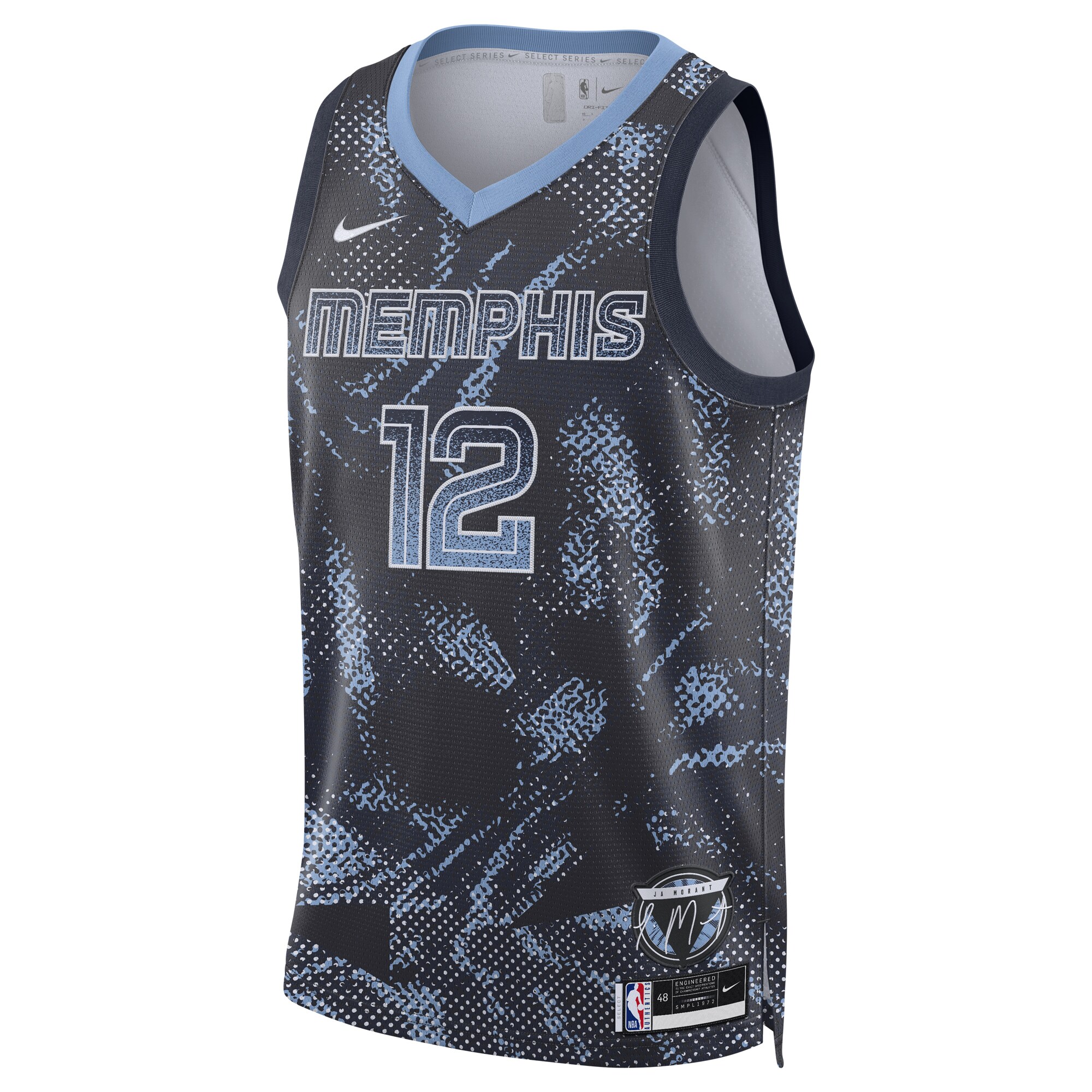 Ja Morant Memphis Grizzlies Nike Unisex 2025 Select Series Swingman Player Jersey - Navy