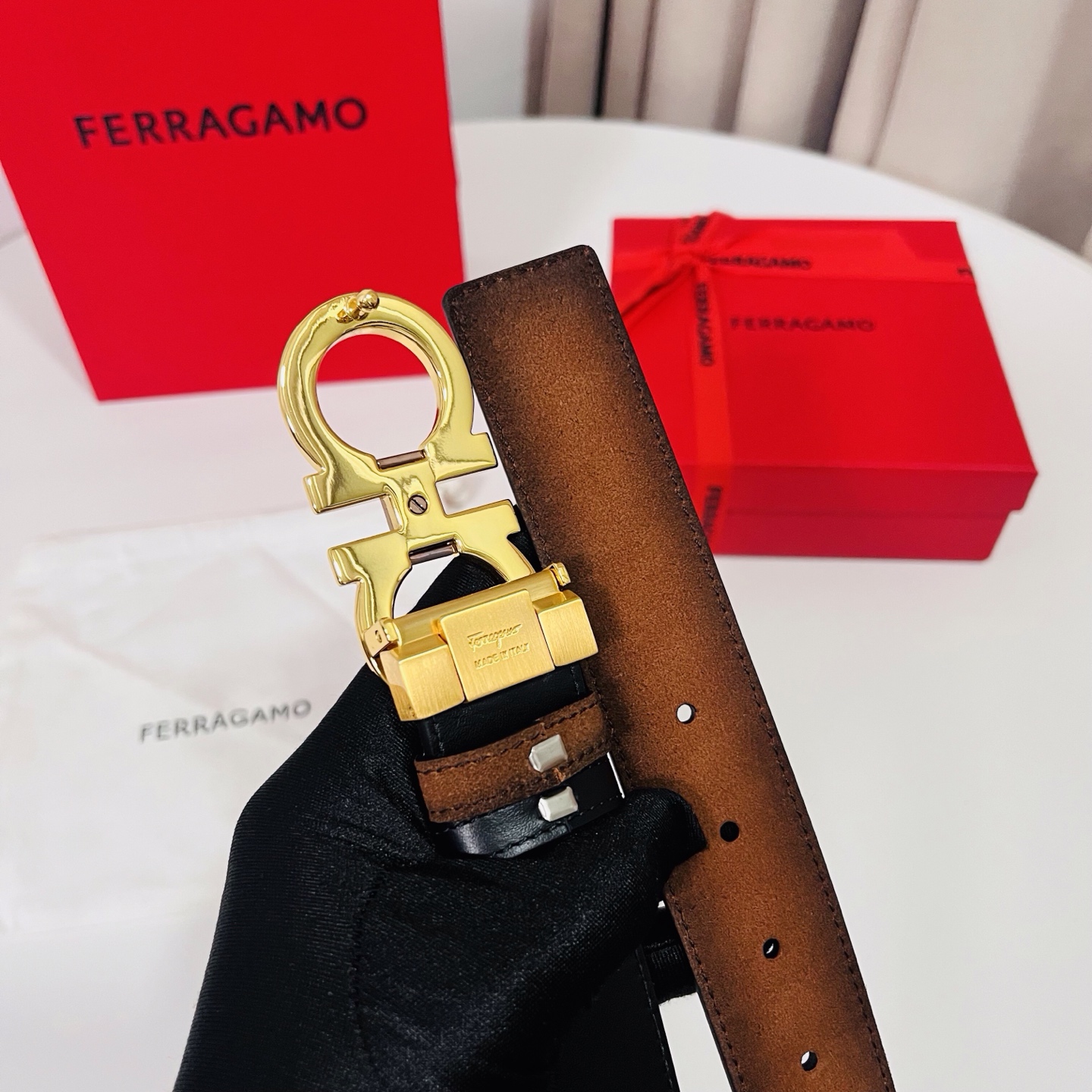 Ferragamo belt-76