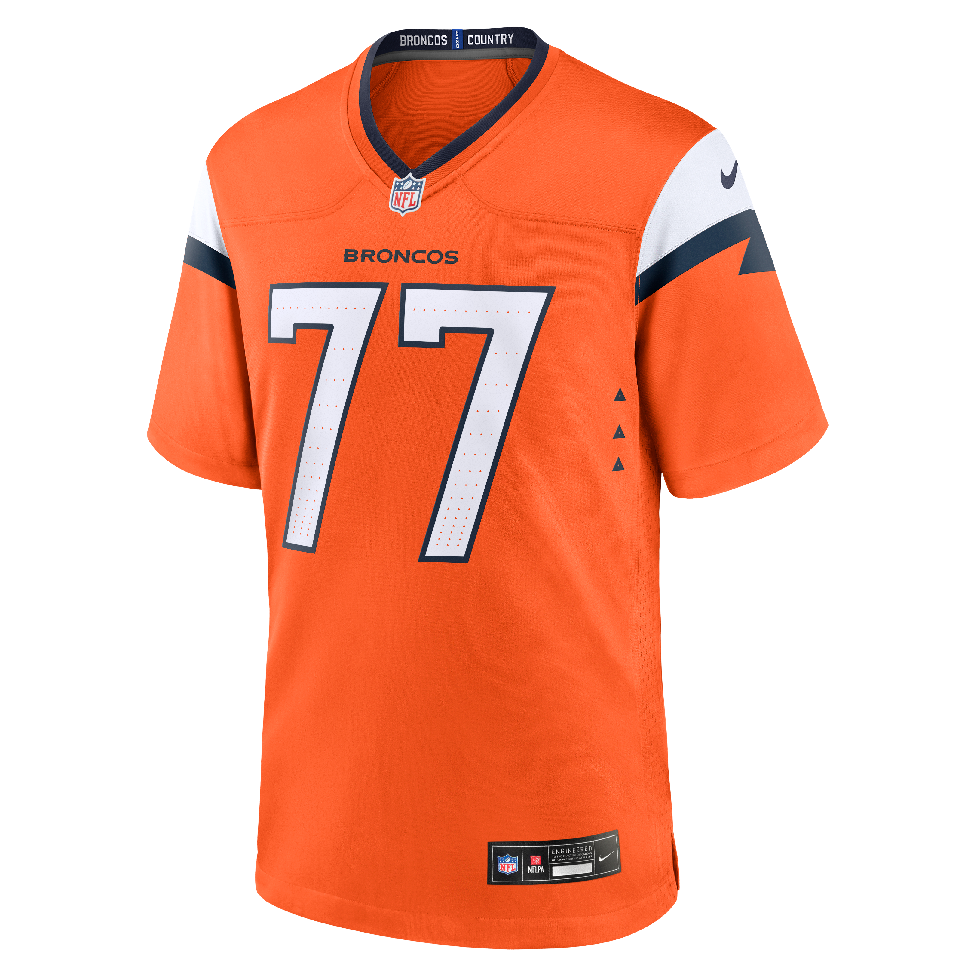 Quinn Meinerz Denver Broncos Nike Team Game Jersey -  Orange