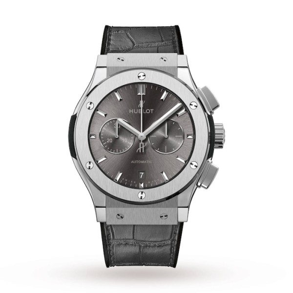 Classic Fusion Men Automatic Grey Alligator Watch 541.NX.7070.LR