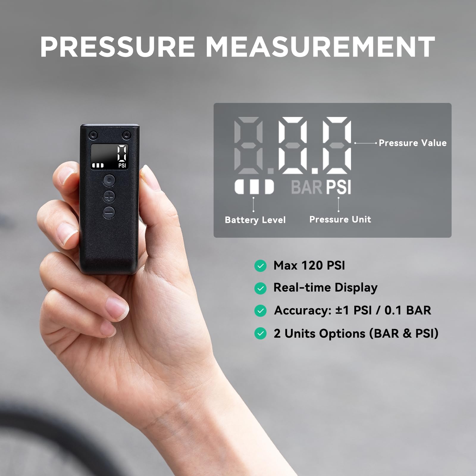 CYCPLUS CYCPLUS AS2 PRO Mini Bicycle Pump with Gauge