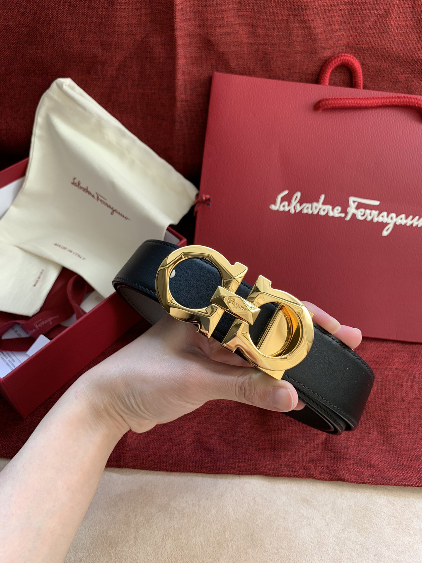 Ferragamo belt-123