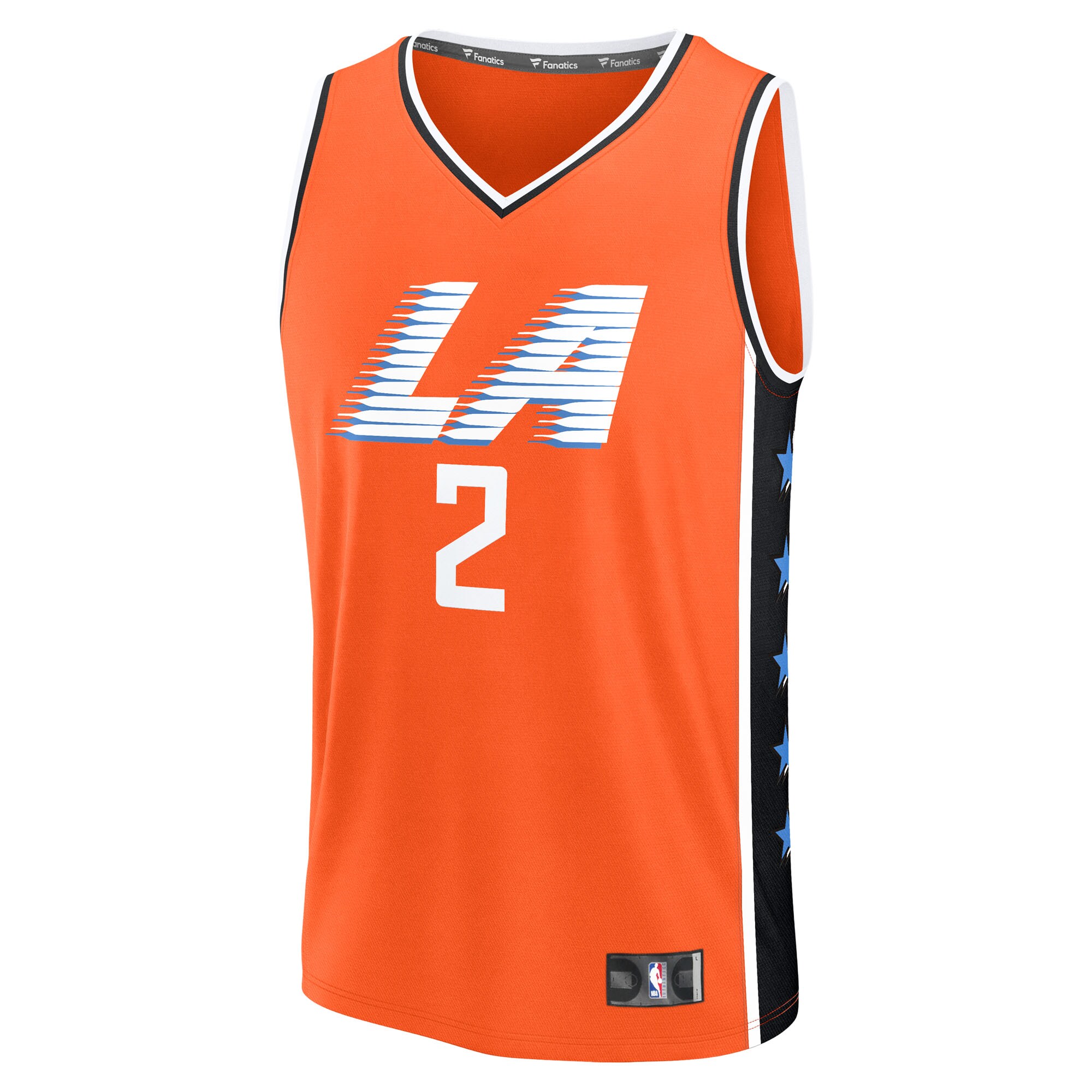 Kawhi Leonard LA Clippers Fanatics Youth 2025/26 City Edition Fast Break Jersey - Orange