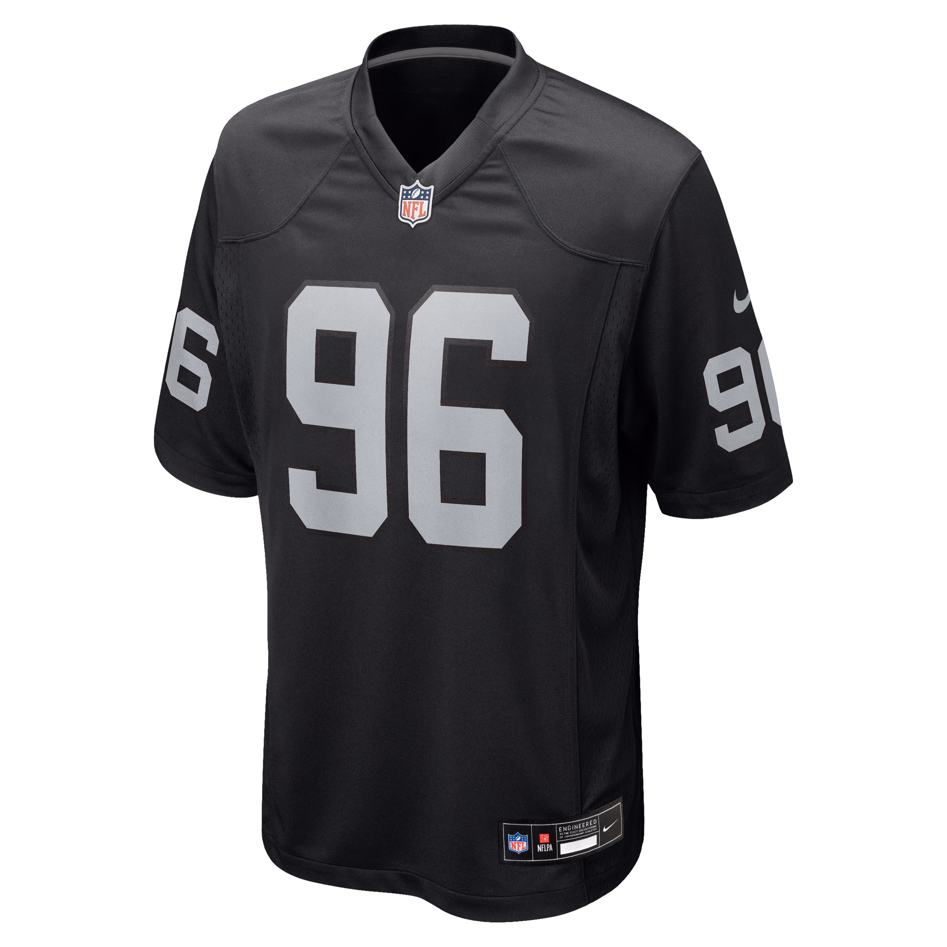 Jonah Laulu Las Vegas Raiders Nike Team Game Jersey -  Black