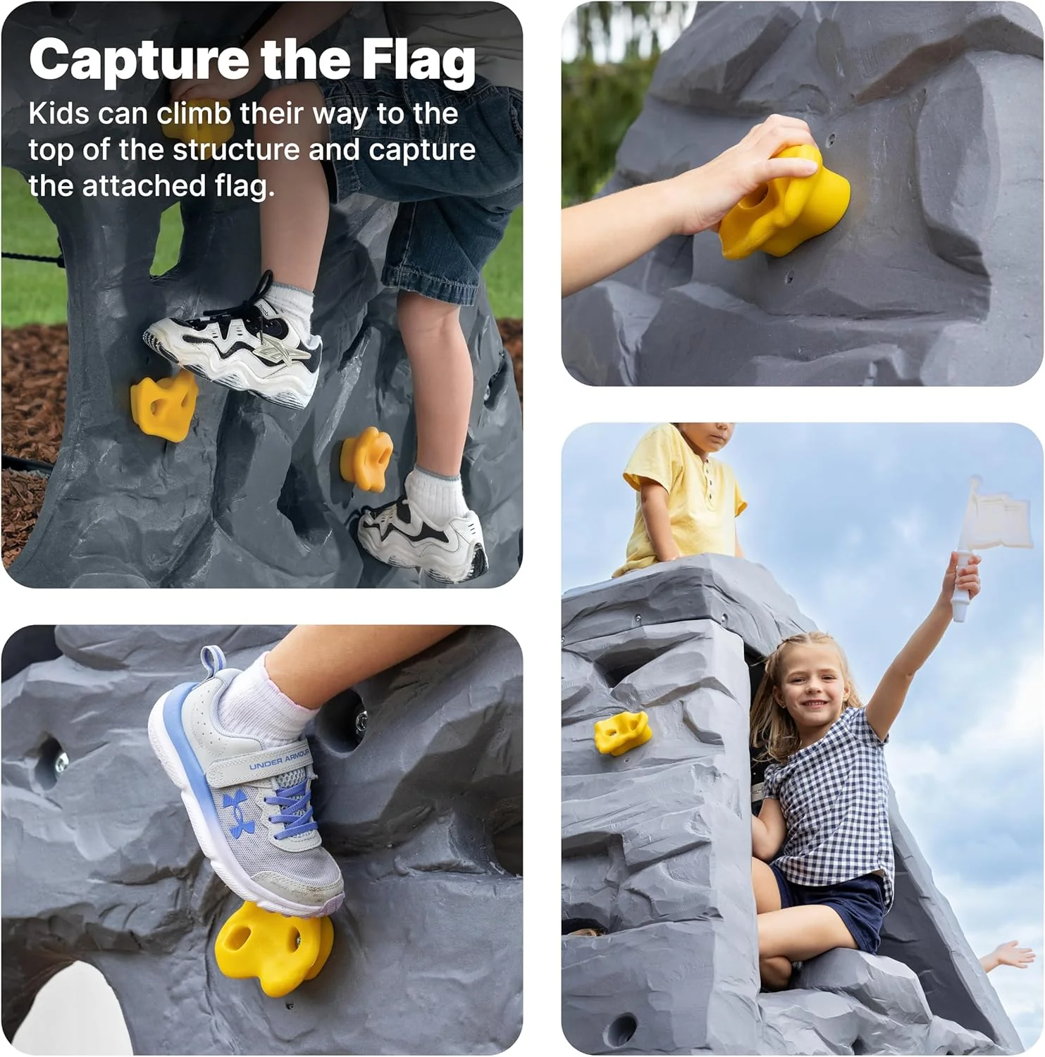 Step2 Skyward Summit Climbing Wall Playset, Ages 4–8