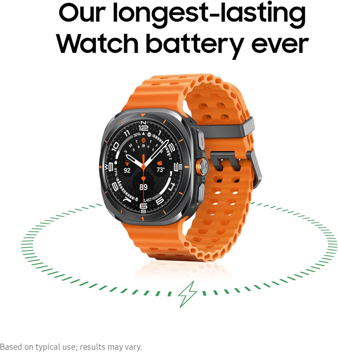 Samsung Galaxy Watch Ultra (2025) 47mm LTE Smartwatch, Titanium Casing, Advanced Sleep Coaching, Running Coach, Energy Score, Heart Rate Tracking, GPS, Titanium Silver US Version, 2 Yr Warranty