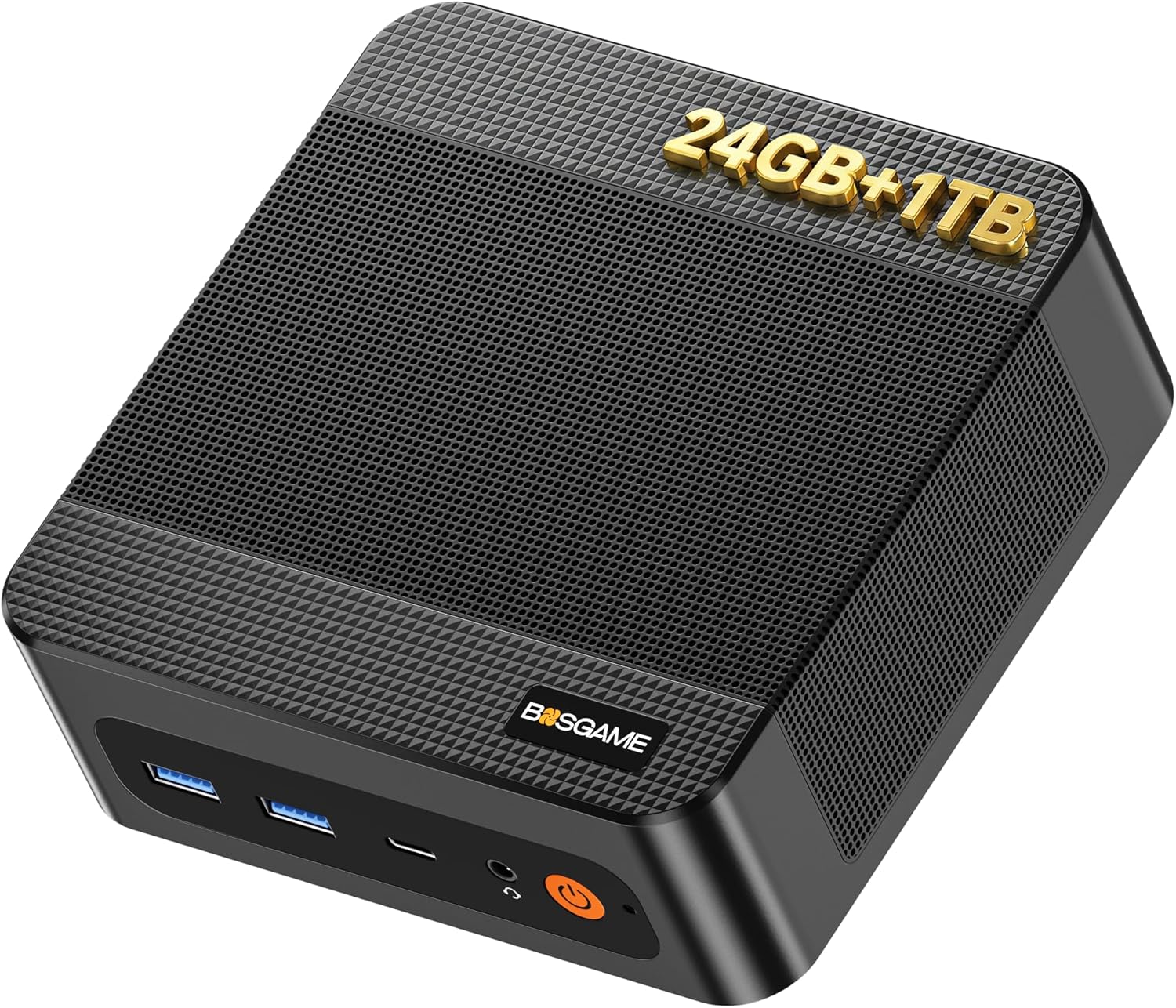 BOSGAME P6 Ryzen 9 6900HX Mini PC, 24GB LPDDR5X 4800MHz 1TB PCIe4.0 NVMe SSD Mini Computers, Dual LAN, AX210 Wi-Fi 6E, BT 5.3, Triple Display 4K, Light Gaming | Home | Office | Business Great Value PC