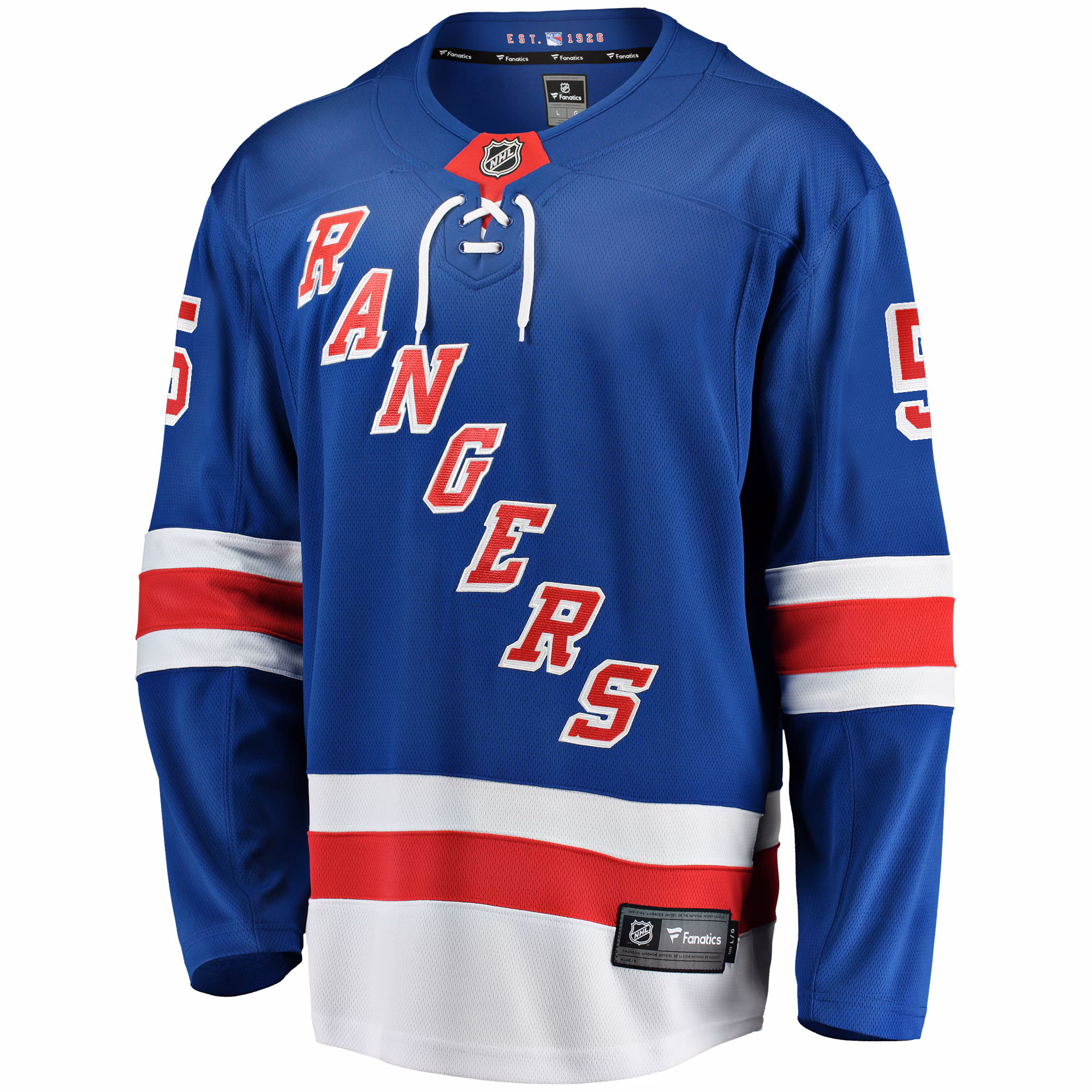 Chad Ruhwedel New York Rangers Fanatics Home Premier Breakaway Player Jersey - Blue