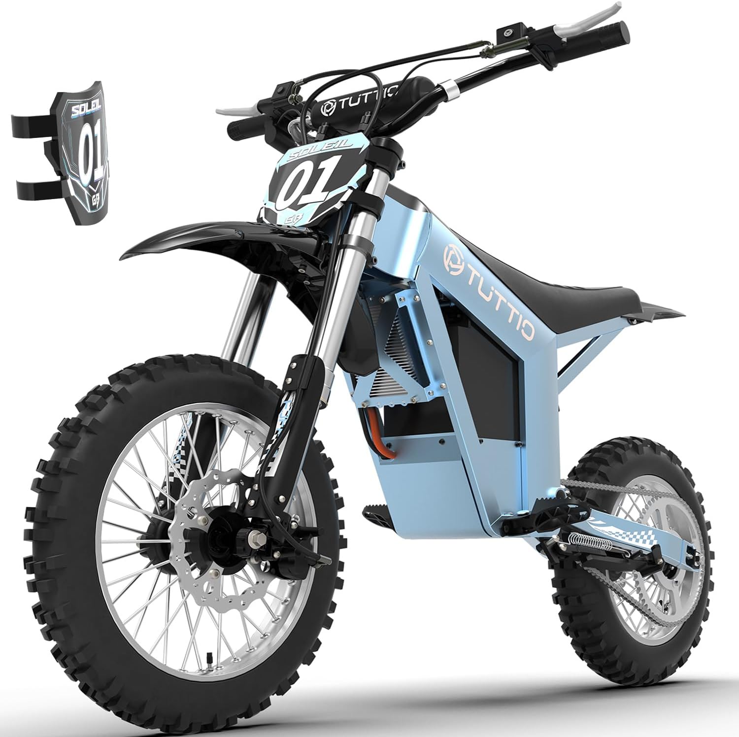 Tuttio Soleil01-GB Electric-Dirt-Bike - 2026 Upgrade 3000W Peak 37MPH E-Bike, 14