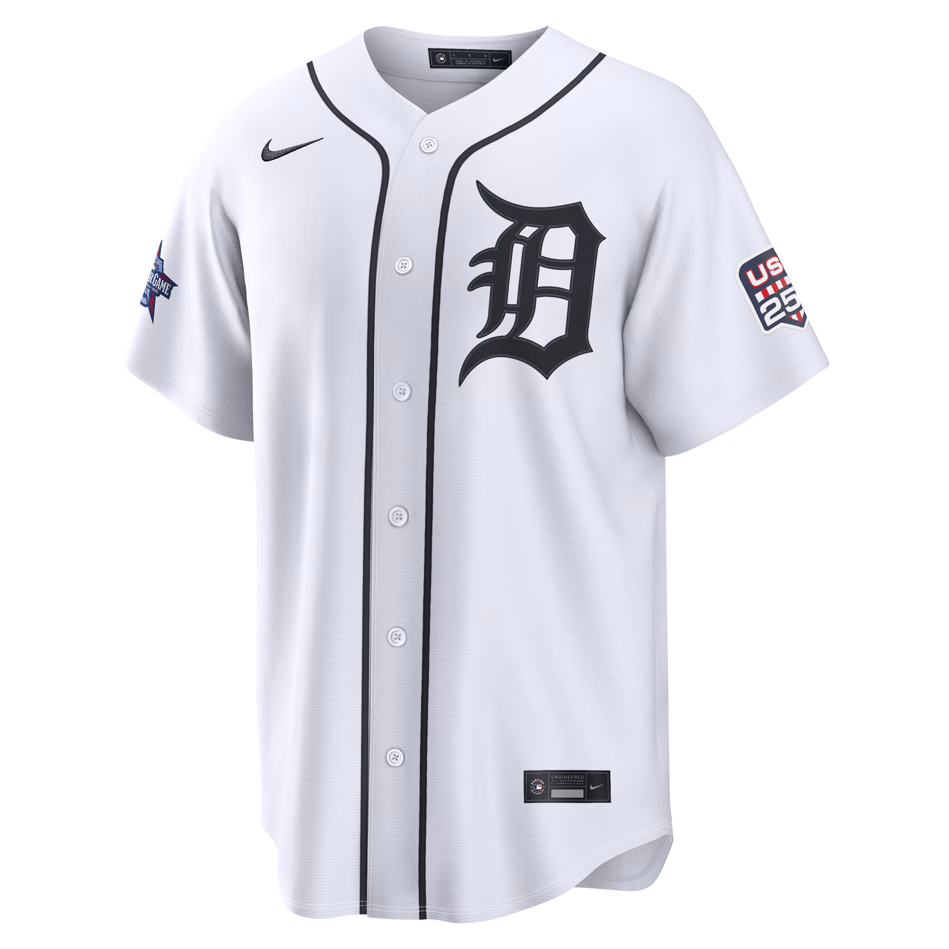 2026 All-Star Edition Stars & Stripes Detroit Tigers Riley Greene Nike White Stadium Jersey