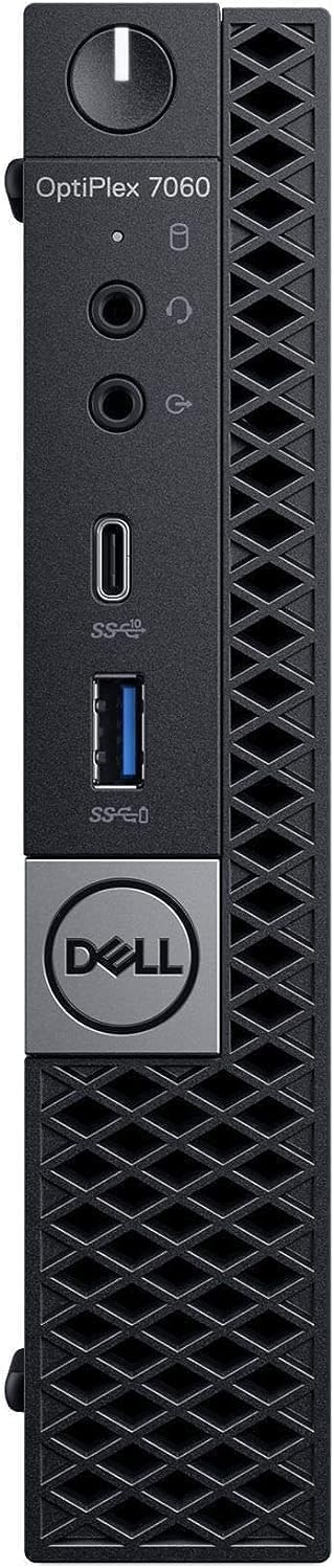 Dell OptiPlex 7060 Micro Desktop Business PC, Intel Core i5-8500T 2.1GHz, 16GB, 256GB SSD, USB Type-C, Win 11 Pro (Renewed)