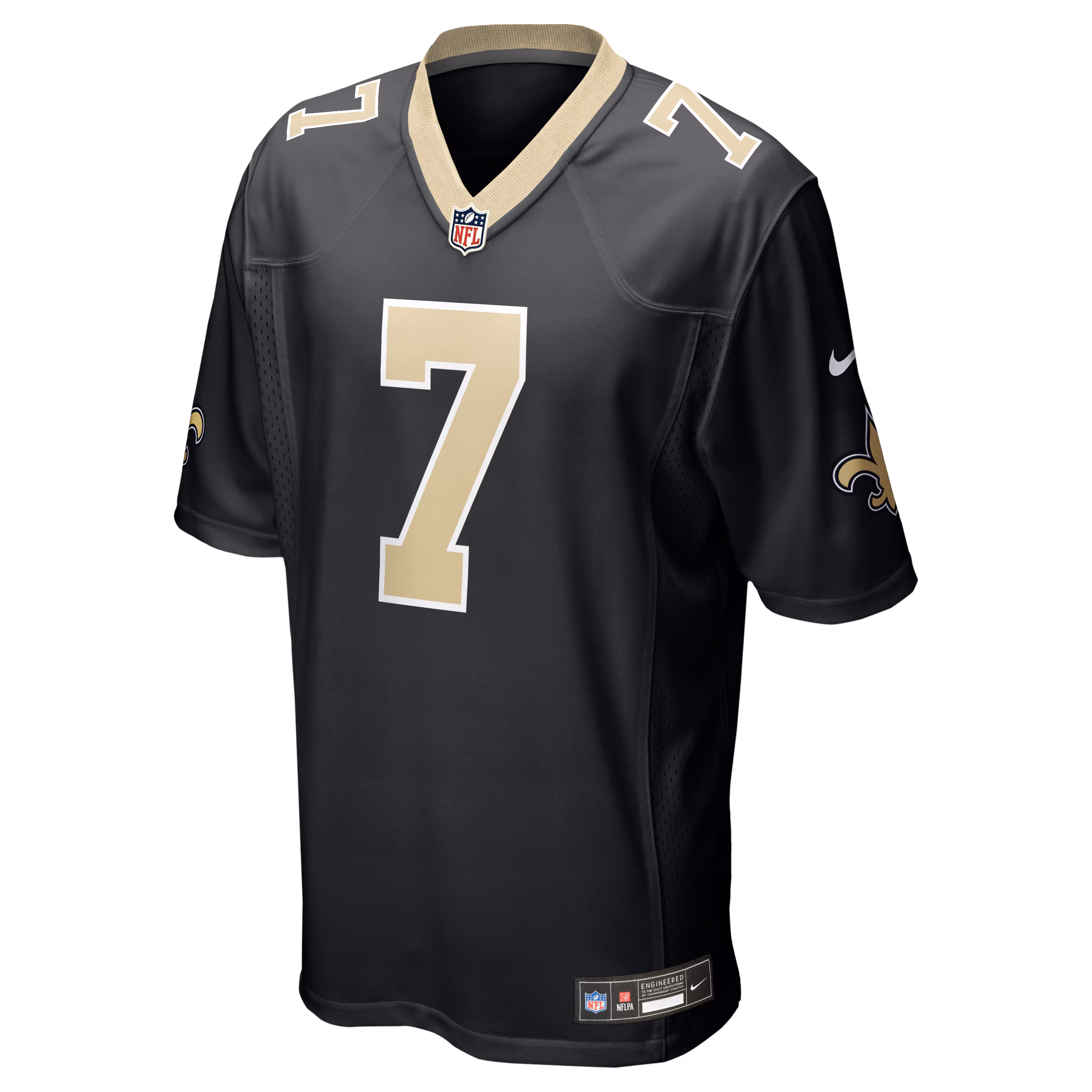 Morten Andersen New Orleans Saints Nike Game Retired Player Jersey - Black