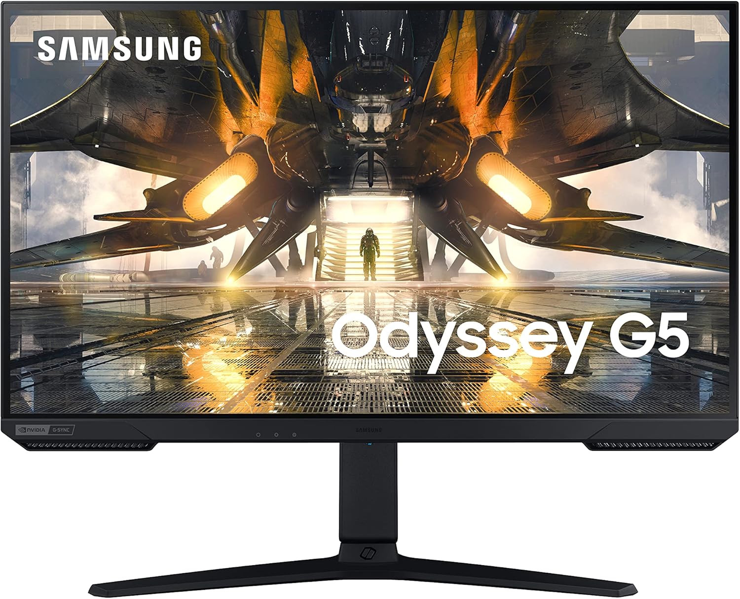 Samsung Odyssey G50A Series 27-Inch WQHD (2560x1440) Gaming Monitor, 165Hz, 1ms, IPS Panel, G-Sync, HDR10 (1 Billion Colors) (LS27AG500PNXZA)