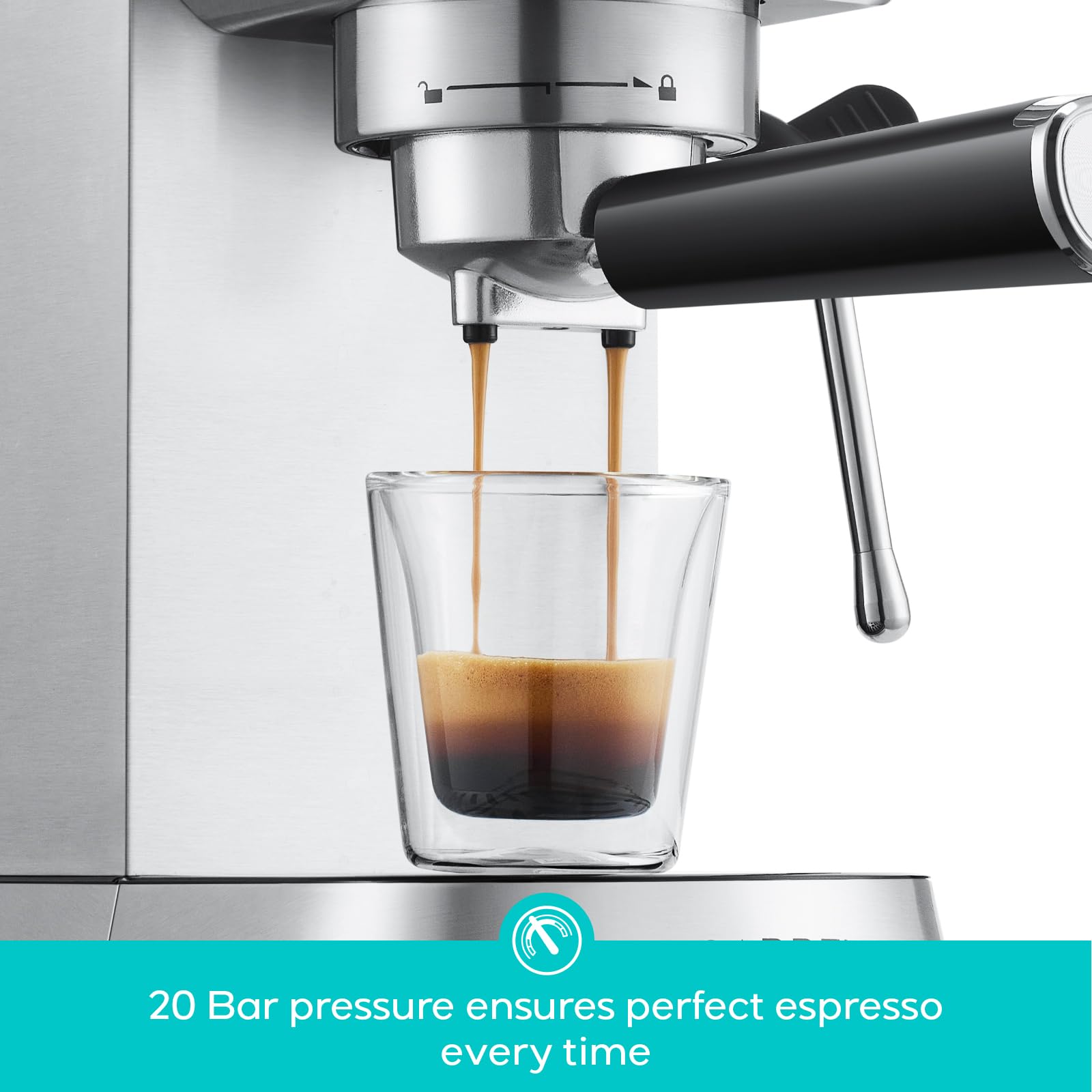 CASABREWS CM5418 Espresso Machine 20 Bar with Steam Frother