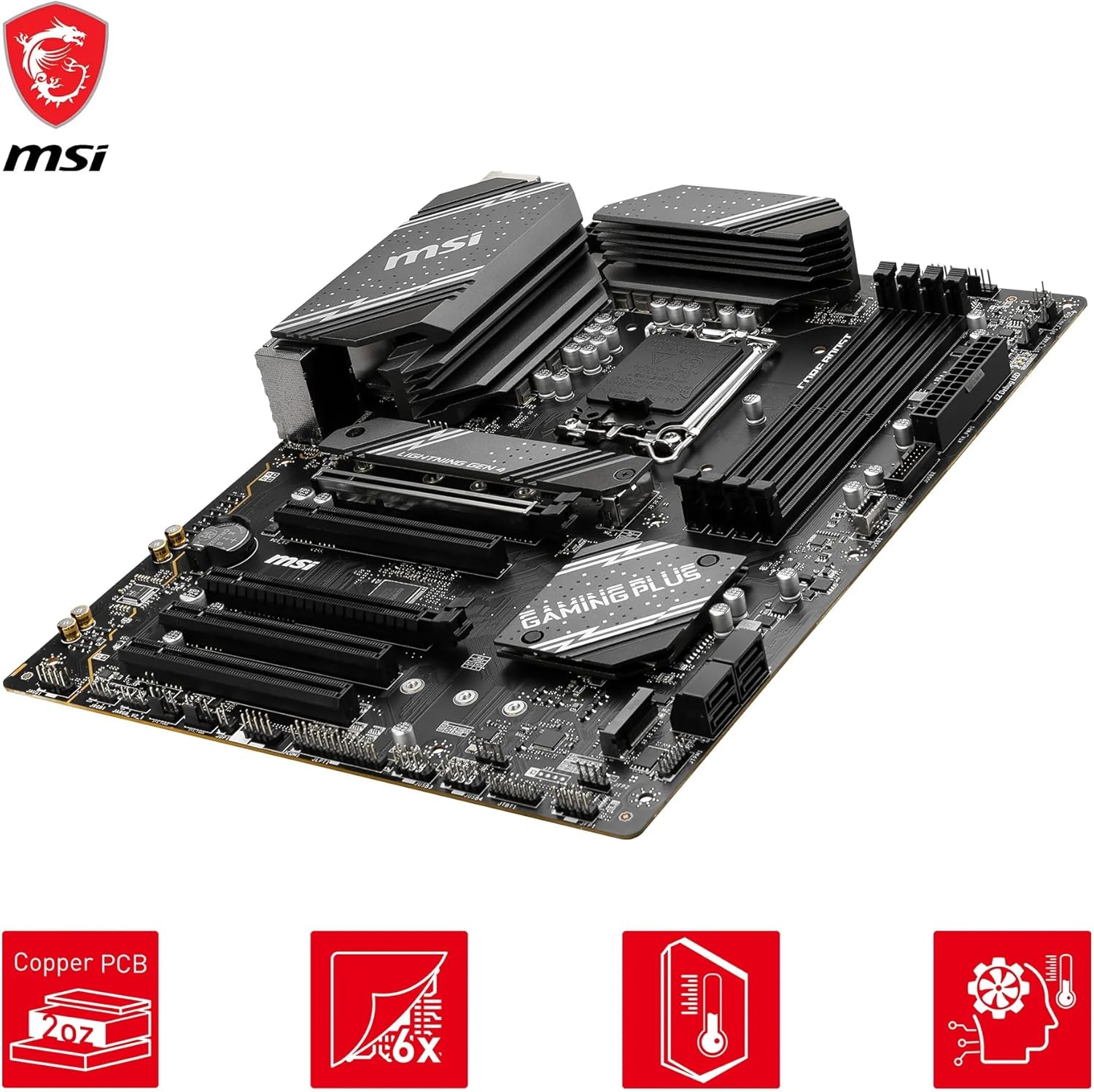 MSI B760 Gaming Plus WiFi Motherboard Intel B760 LGA 1700 ATX