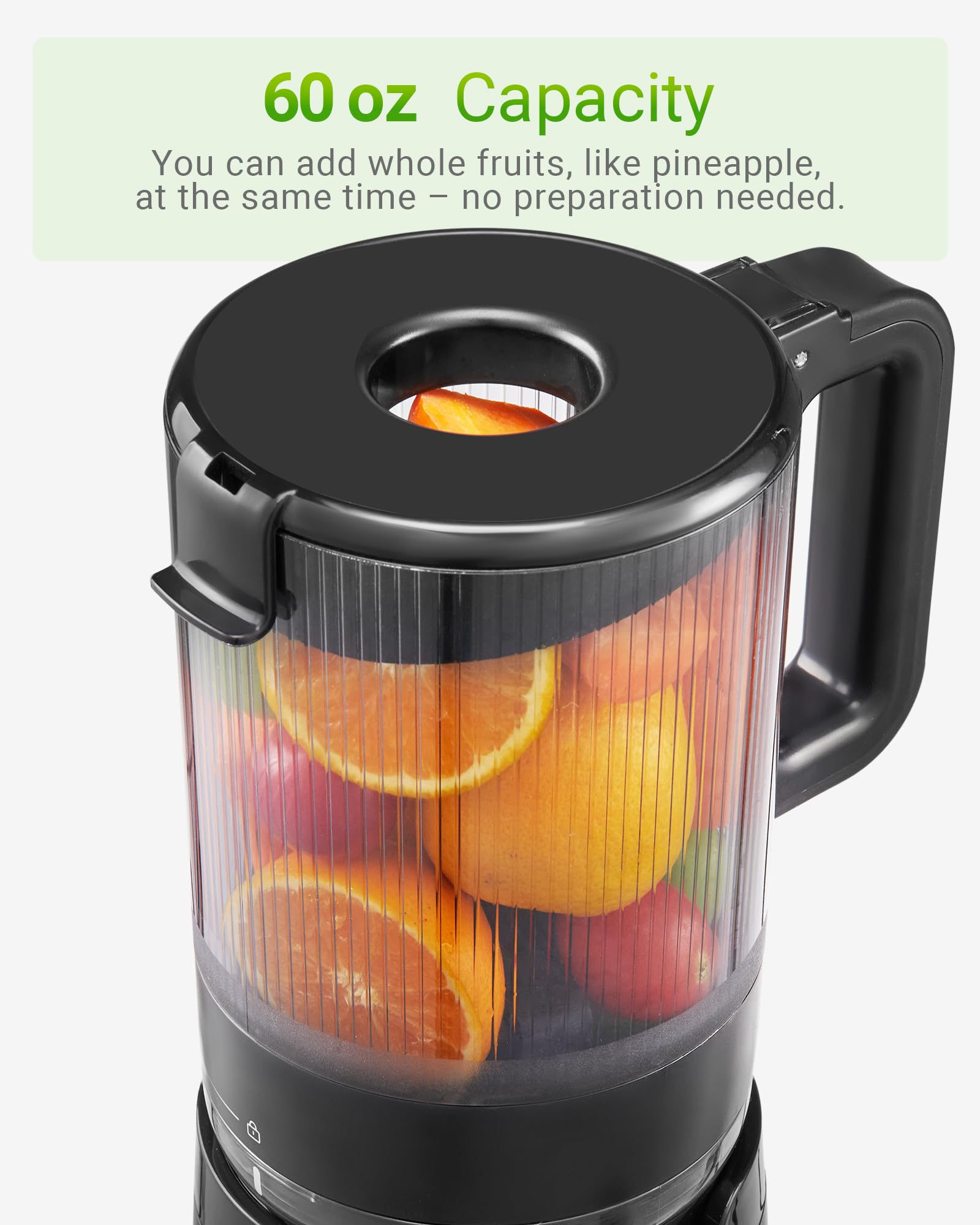 TUUMIIST Cold Press Juicer with 5.3