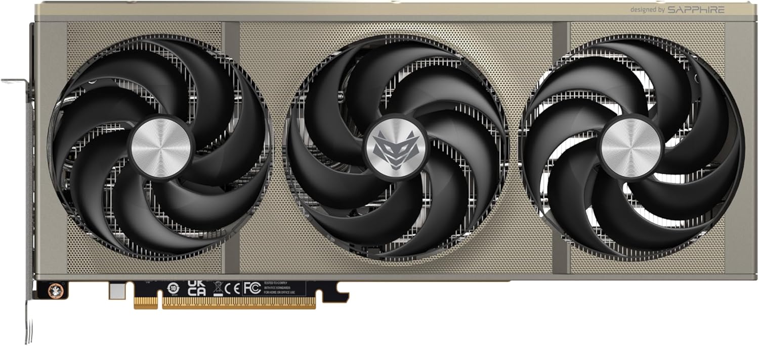 Sapphire 11348-01-20G Nitro+ AMD Radeon™ RX 9070 XT Gaming OC Graphics Card with 16GB GDDR6, AMD RDNA 4