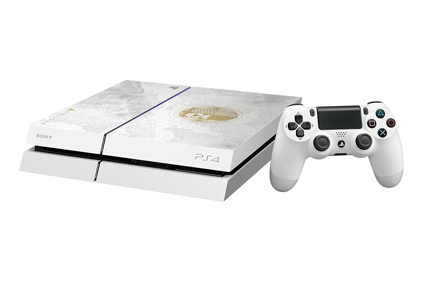 PlayStation 4 500GB Limited Edition Console - Destiny: The Taken King Bundle Discontinued (Renewed)