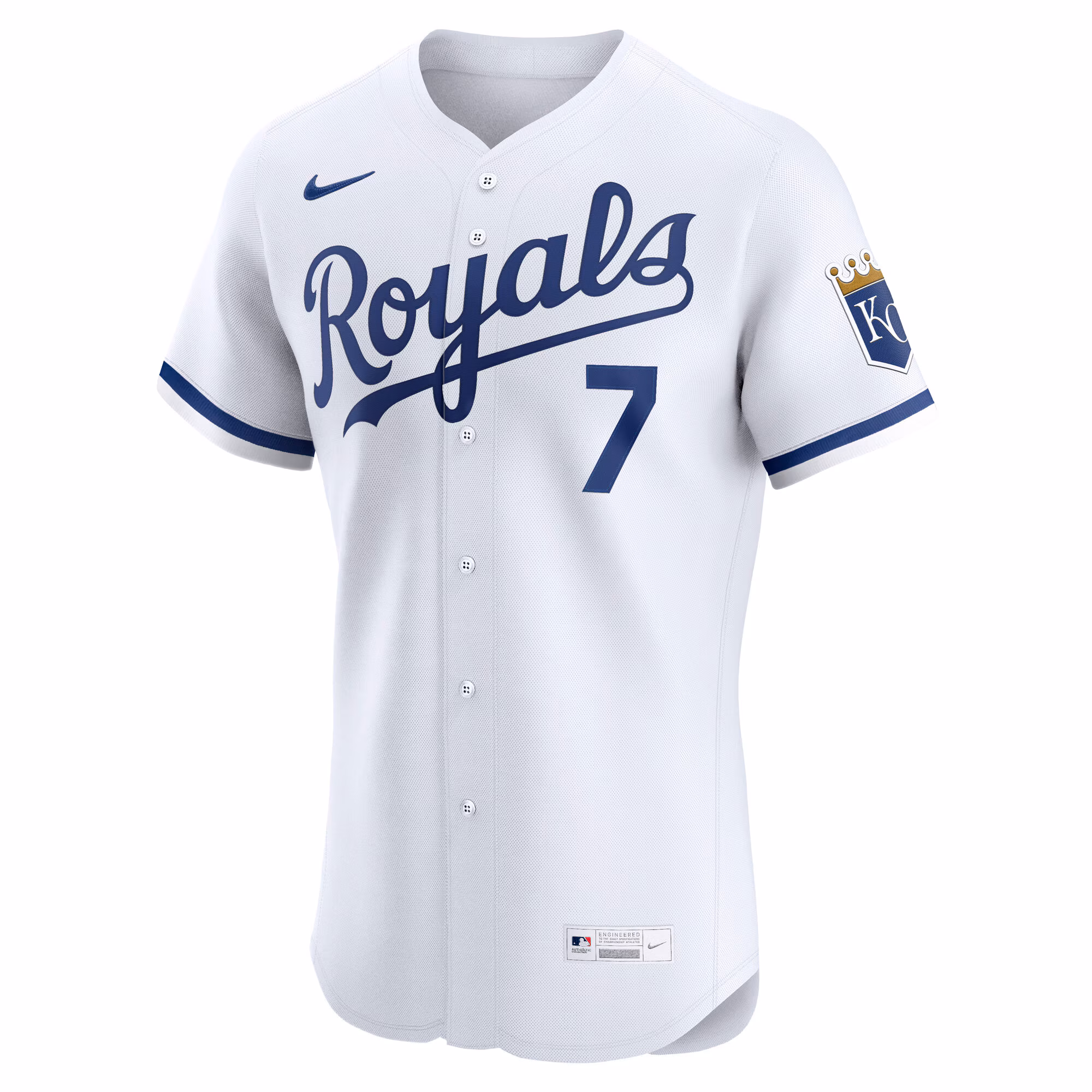Bobby Witt Jr. Kansas City Royals Nike Home ElitePlayer  Jersey - White