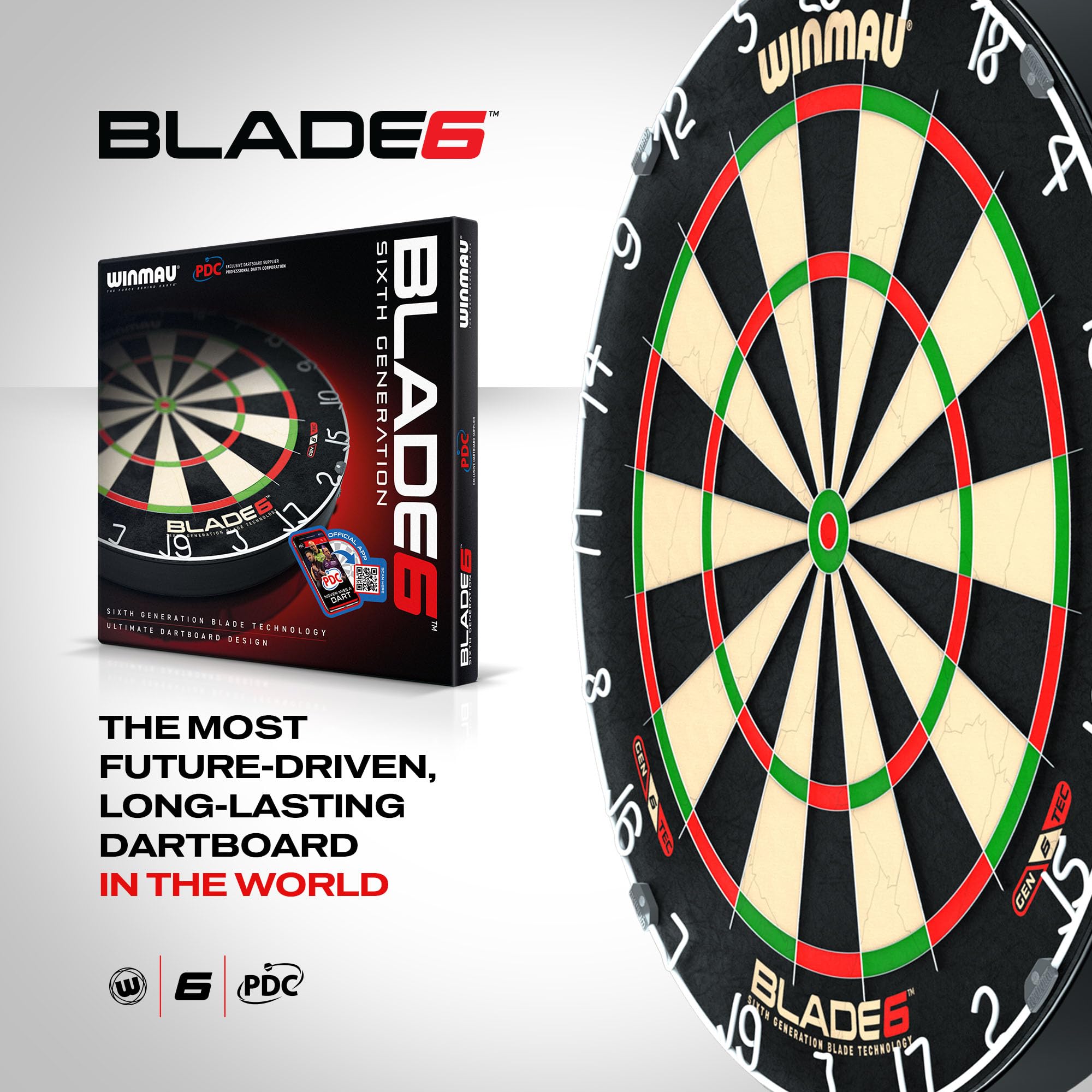 WINMAU Blade X & Blade 6 Series Professional Dartboard