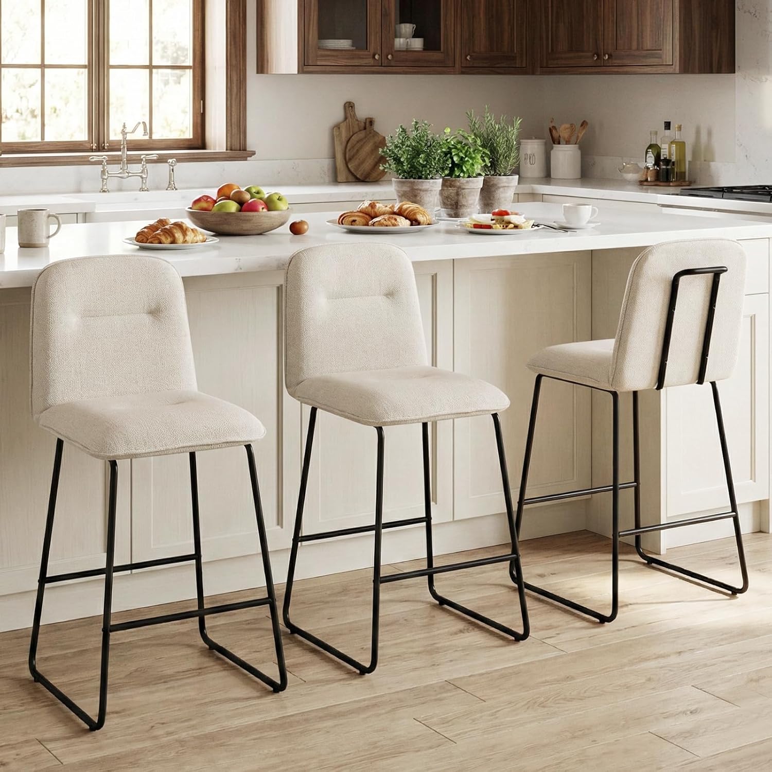 Bar Stools Set of 3, 26