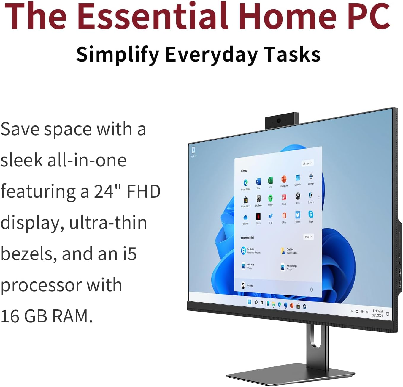 All in One Desktop Computer, 24