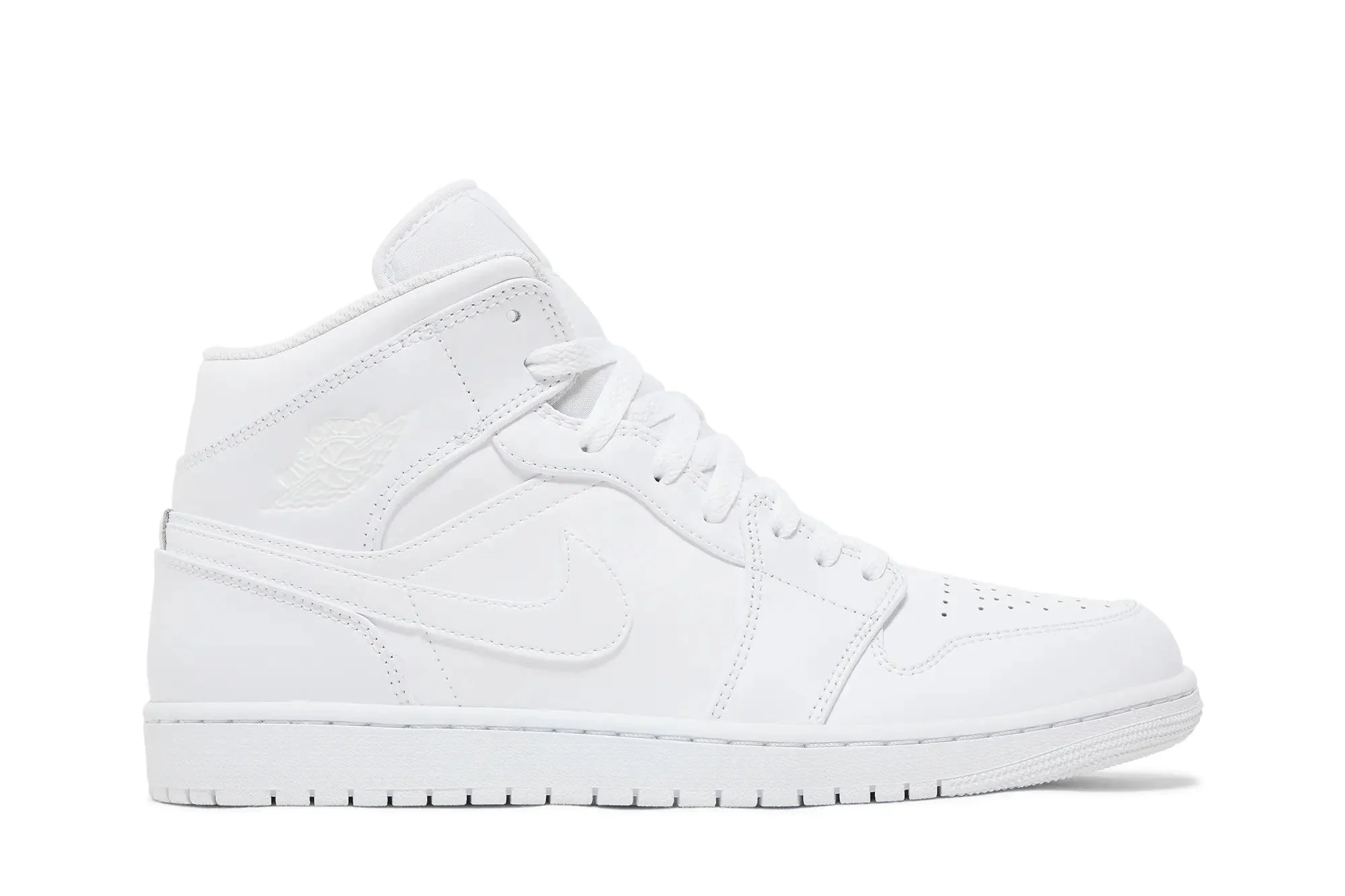 Jordan 1 Mid 'Triple White'