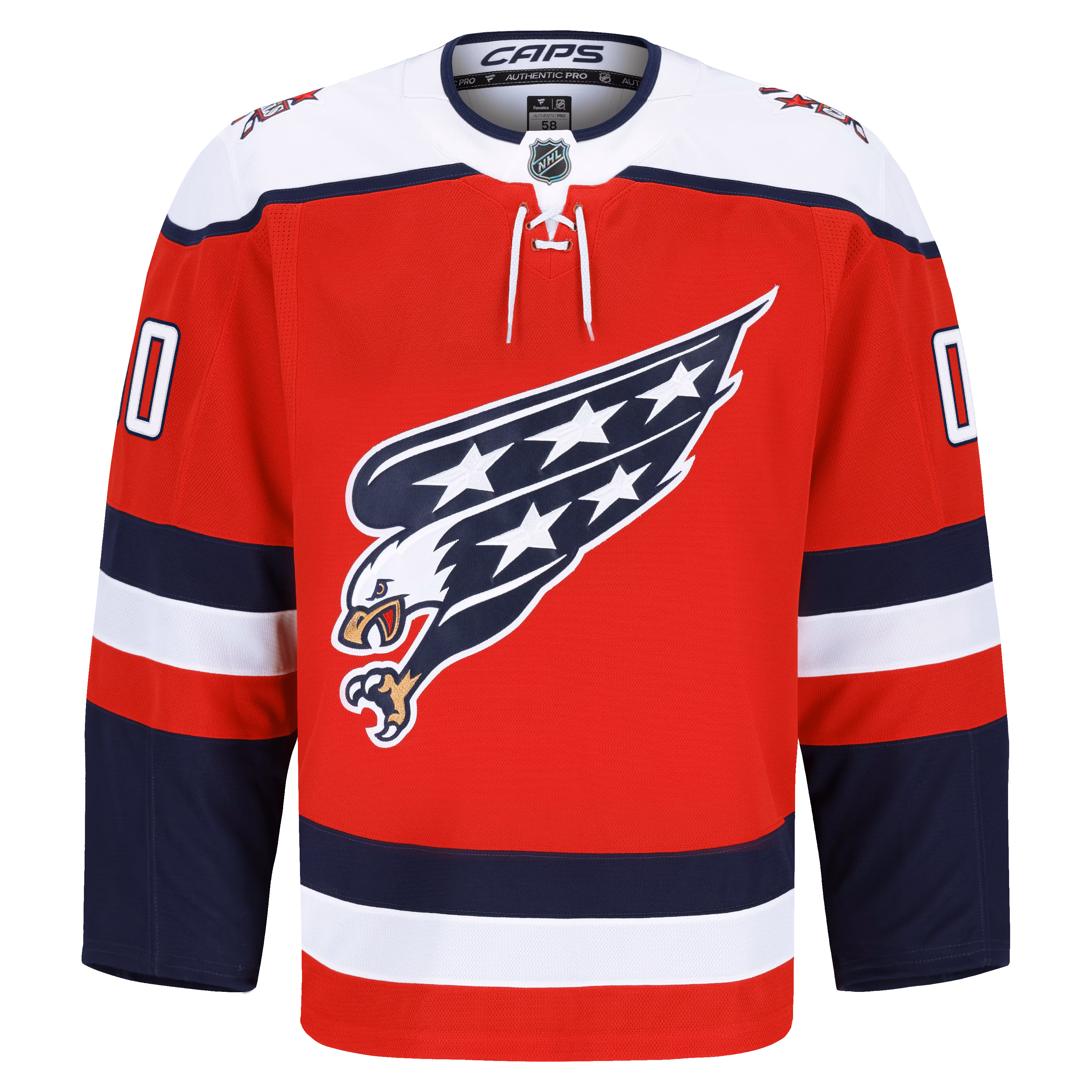 Washington Capitals Fanatics Alternate Authentic Pro Custom Jersey - Red